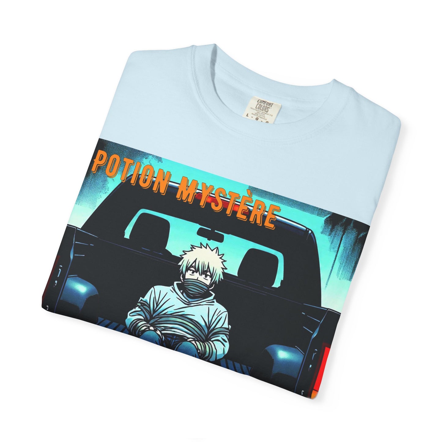 'Politesse Exige' par Potion Mystère, Retro Graphic T-Shirt for Anime Lovers, Casual Wear, Unique Gift, Streetwear, Unisex Tee, Hands and Fee Tied