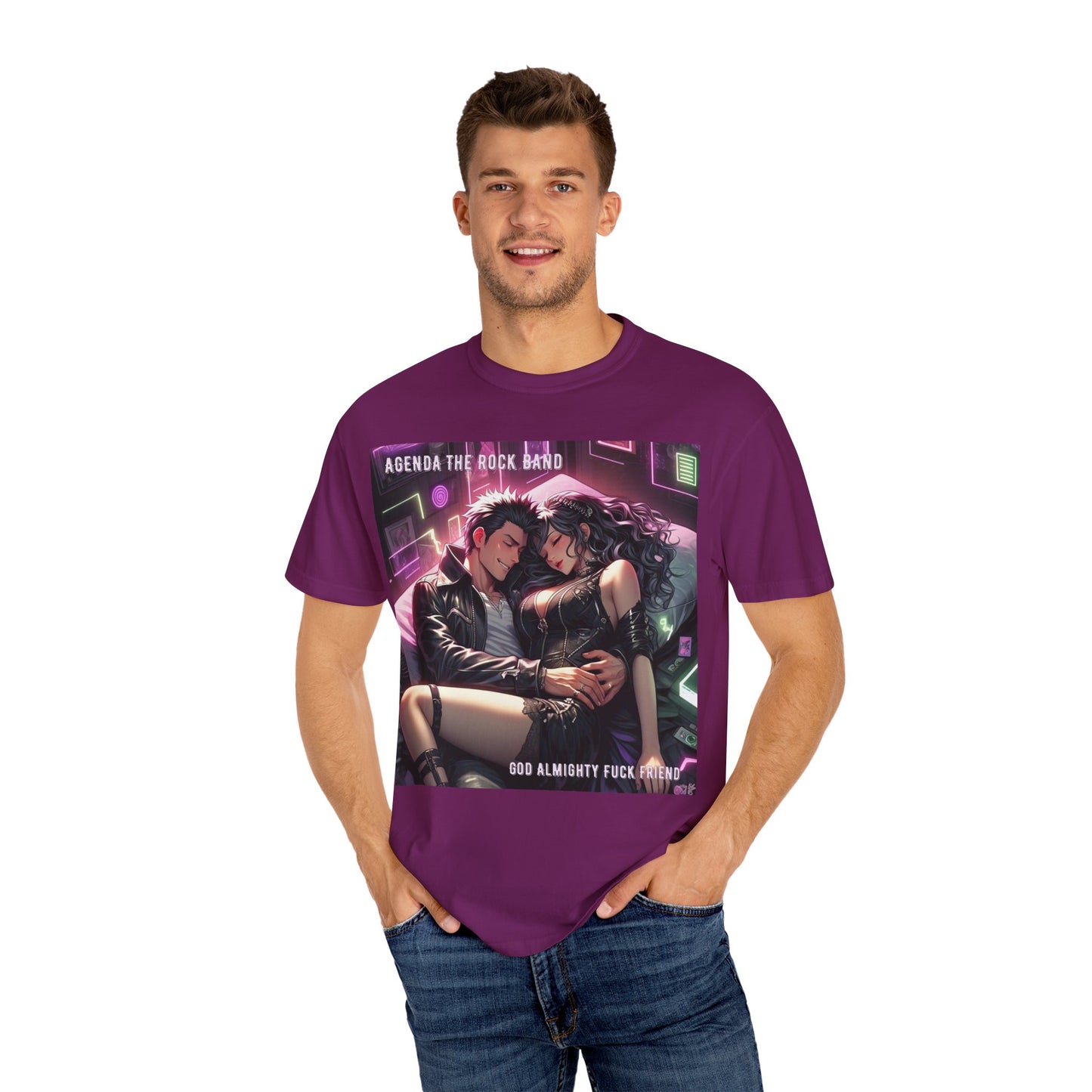 Rock Band Explicit Graphic T-Shirt, Vintage Music Tee, Unisex Kurt Cobain Shirt, Retro Style Apparel, Perfect for Concerts or Gifting