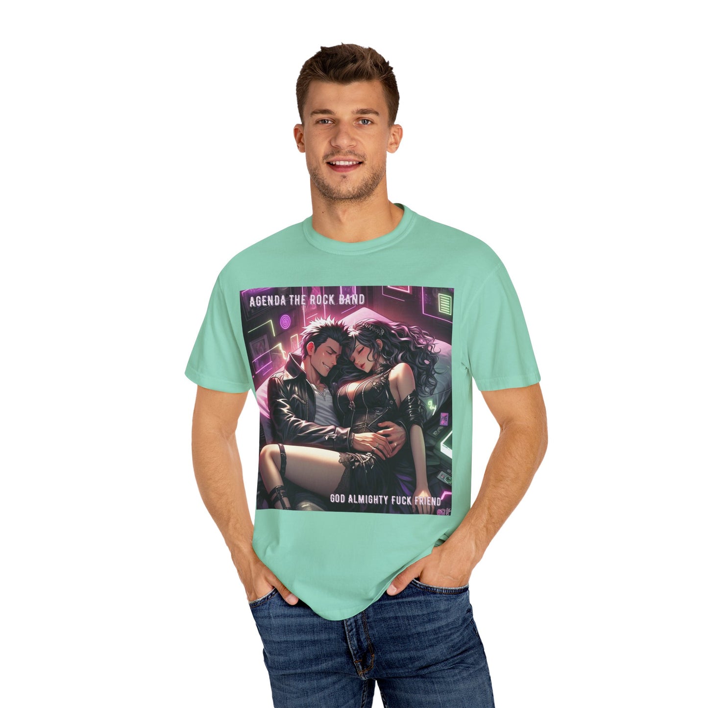 Rock Band Explicit Graphic T-Shirt, Vintage Music Tee, Unisex Kurt Cobain Shirt, Retro Style Apparel, Perfect for Concerts or Gifting