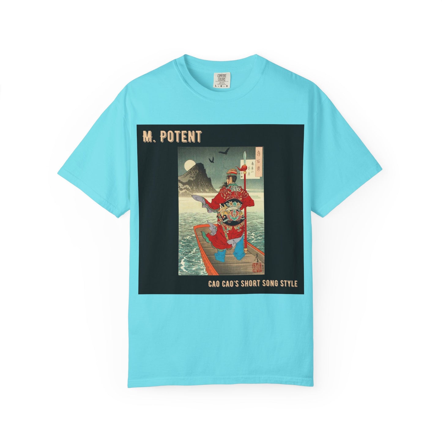 M. Potent Unisex Garment-Dyed T-Shirt, Casual Tee, Graphic Shirt, Streetwear Fashion, Gift for Music Lovers, Unique Style