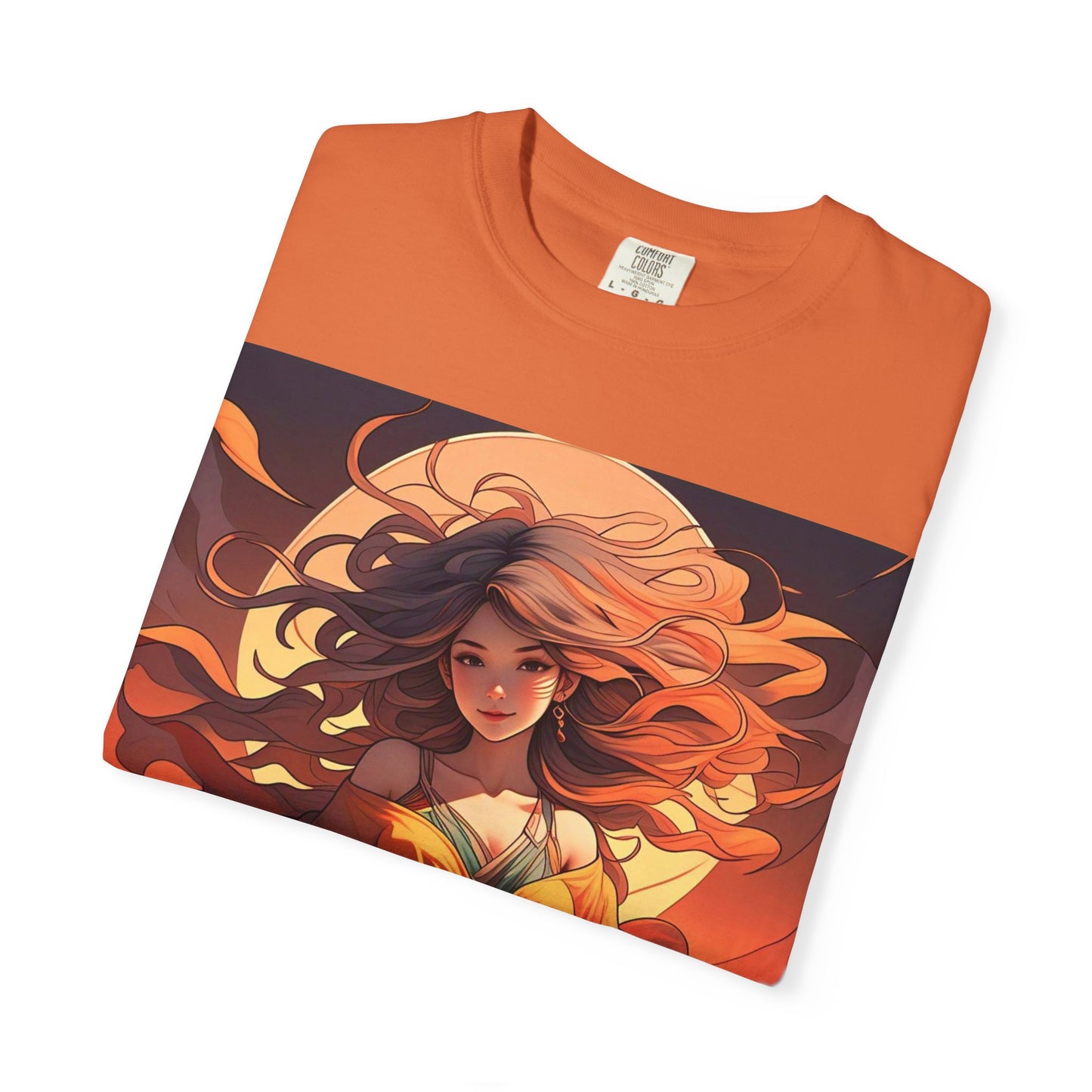 Mystical Autumn Goddess T-shirt, Enchanted Graphic Tee, Boho Style Apparel, Art Inspired Top, Unique Gift for Her, Festival Fashion