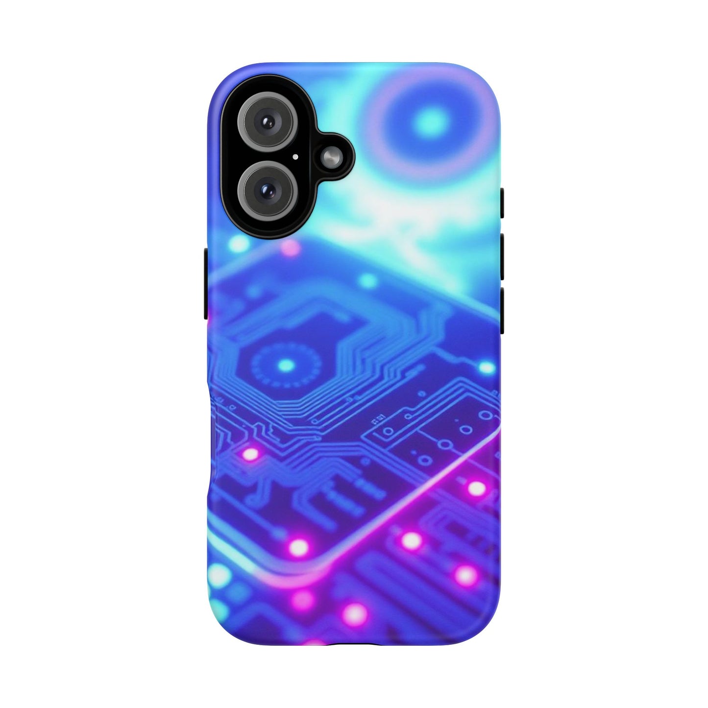 Electronics-Inspired Phone Case, Tough Cases for Tech Enthusiasts, Vibrant Tech Designs, Unique Gift for Gadget Lovers, Abstract [...]