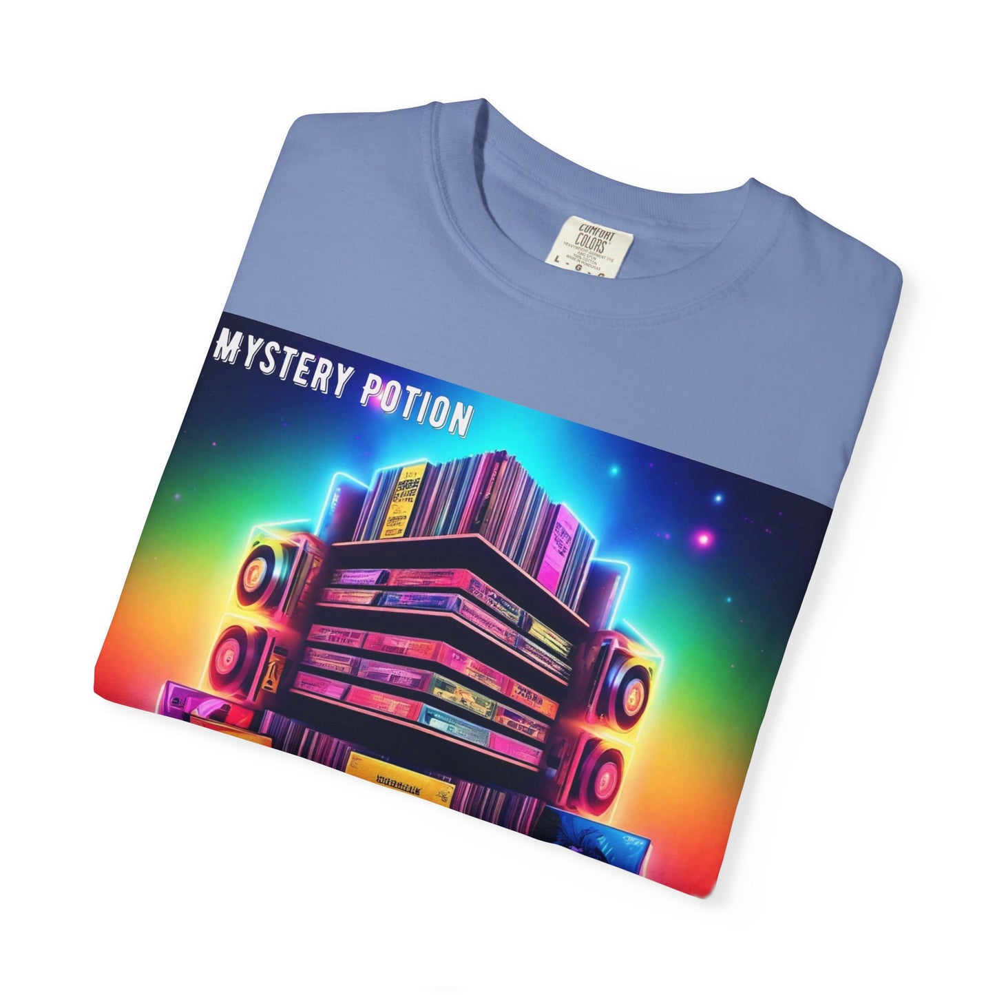Lost In Time Vintage Vibe T-Shirt - Mystery Potion Graphic Tee, Unisex Casual Wear, Retro Music Lovers, Festival Apparel, Gift Idea
