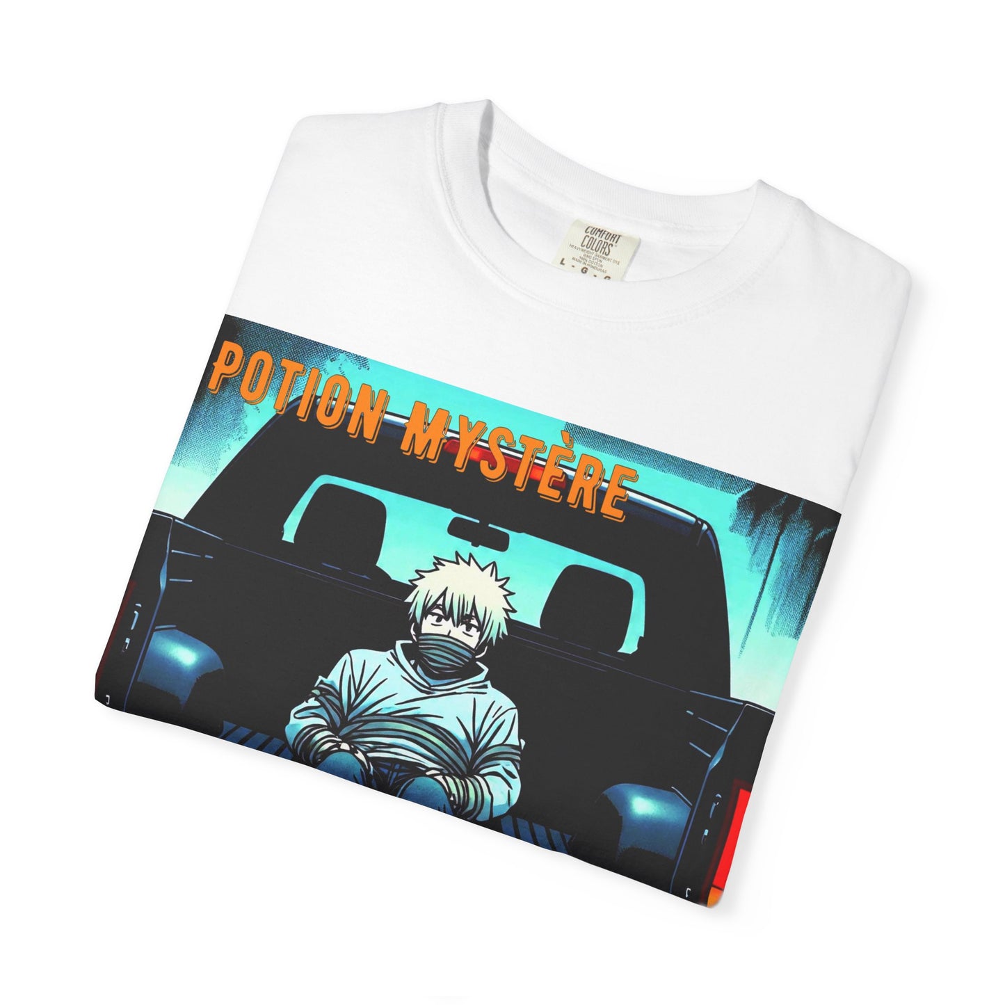 'Politesse Exige' par Potion Mystère, Retro Graphic T-Shirt for Anime Lovers, Casual Wear, Unique Gift, Streetwear, Unisex Tee, Hands and Fee Tied