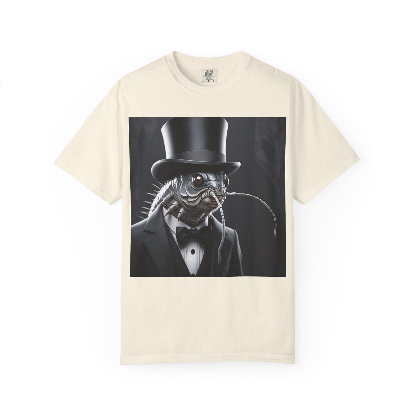 Whimsical Silver Fish Gentleman T-shirt | Fun Gift for Aquatic Lovers, Unique Humor Shirt, Casual Wear, Creative Outfit