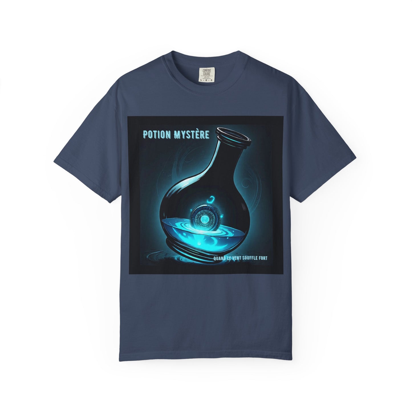 'Quand Le Vent Souffle Fort' par Potion Mystère, Mystery Potion T-Shirt, Unisex Graphic Tee, Magic Lab Shirt, Fantasy Apparel, Gift for Wizards and Witches