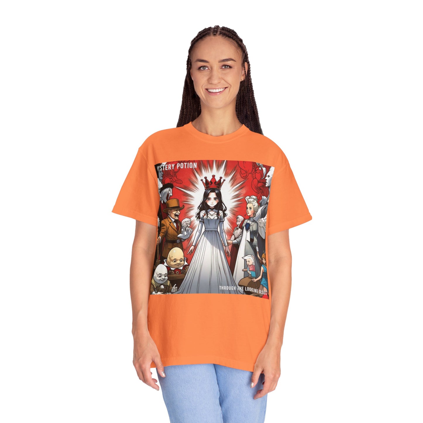 Mystery Potion's Alice In Wonderland Graphic Unisex T-shirt | Cool Casual Wear, Gift for Fans, Art Lovers, Anime Style Merch, Unique Everyday Tee