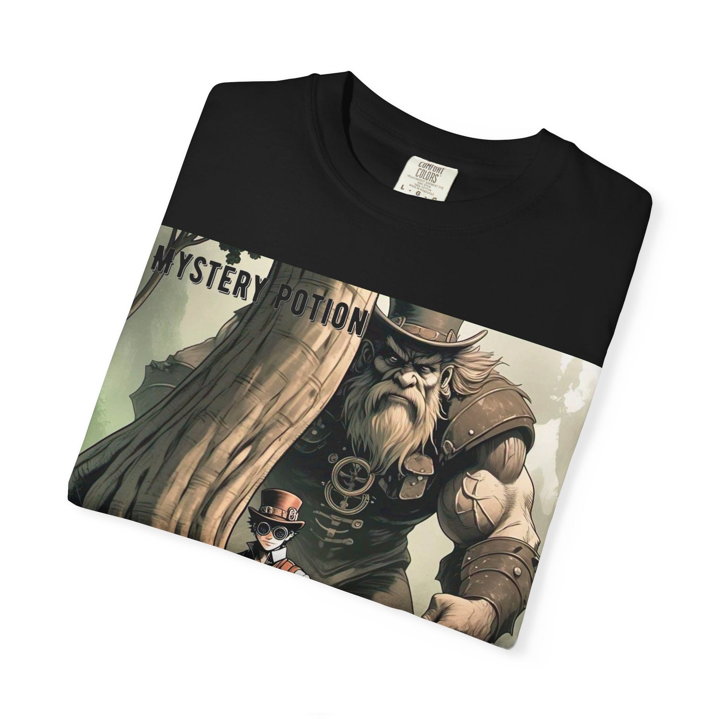 Mystery Potion Adventure T-Shirt, Fantasy Shirt, Unisex Graphic Tee, Gamer Gift, Nature Lover Gift, Cool T-Shirt for Events