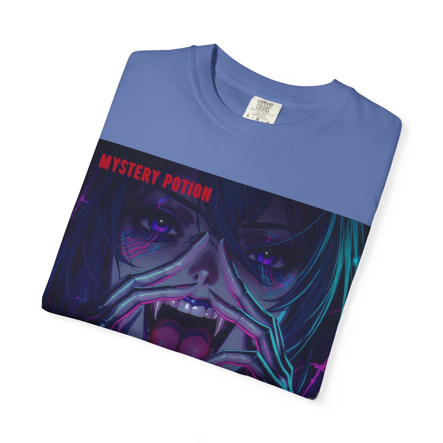 'Beneath The All-Mocking Tongue' by Mystery Potion Unisex Garment-Dyed T-shirt