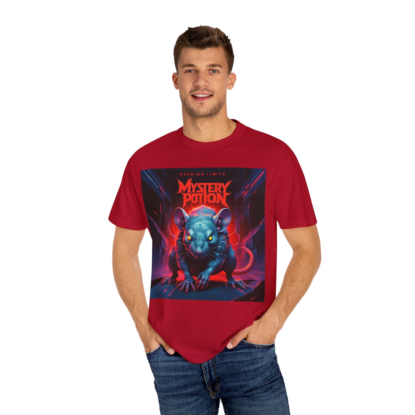 Pushing Limits by Mystery Potion T-Shirt, Unisex Graphic Tee, Unique Gift, Cool Casual Wear, Event Shirt, Fun Fashion Statement