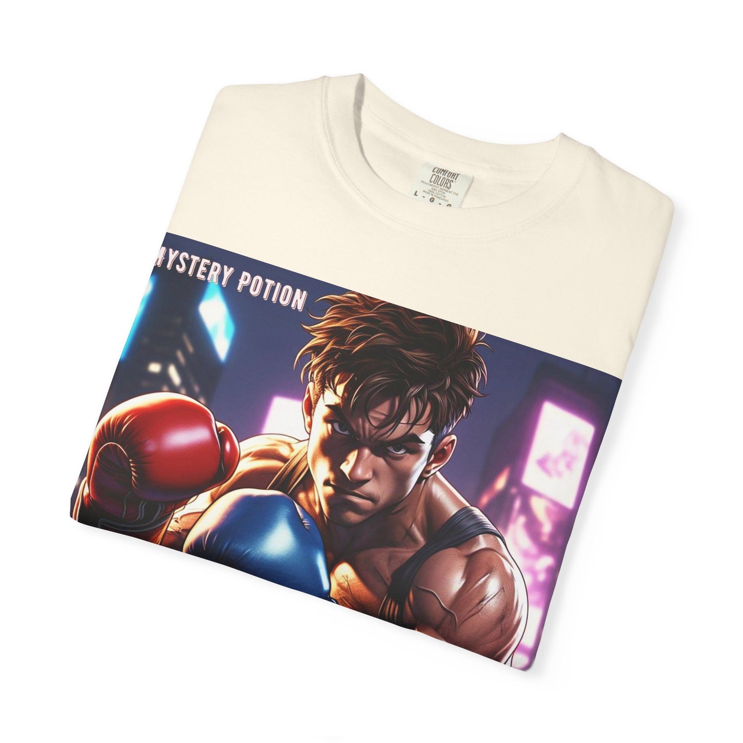 'One Ton Punch' by Mystery Potion, Boxer T-Shirt, Unisex Graphic Tee, Gift for Gamers, Vintage Style Shirt, Cool Casual Wear, Streetwear Fashion