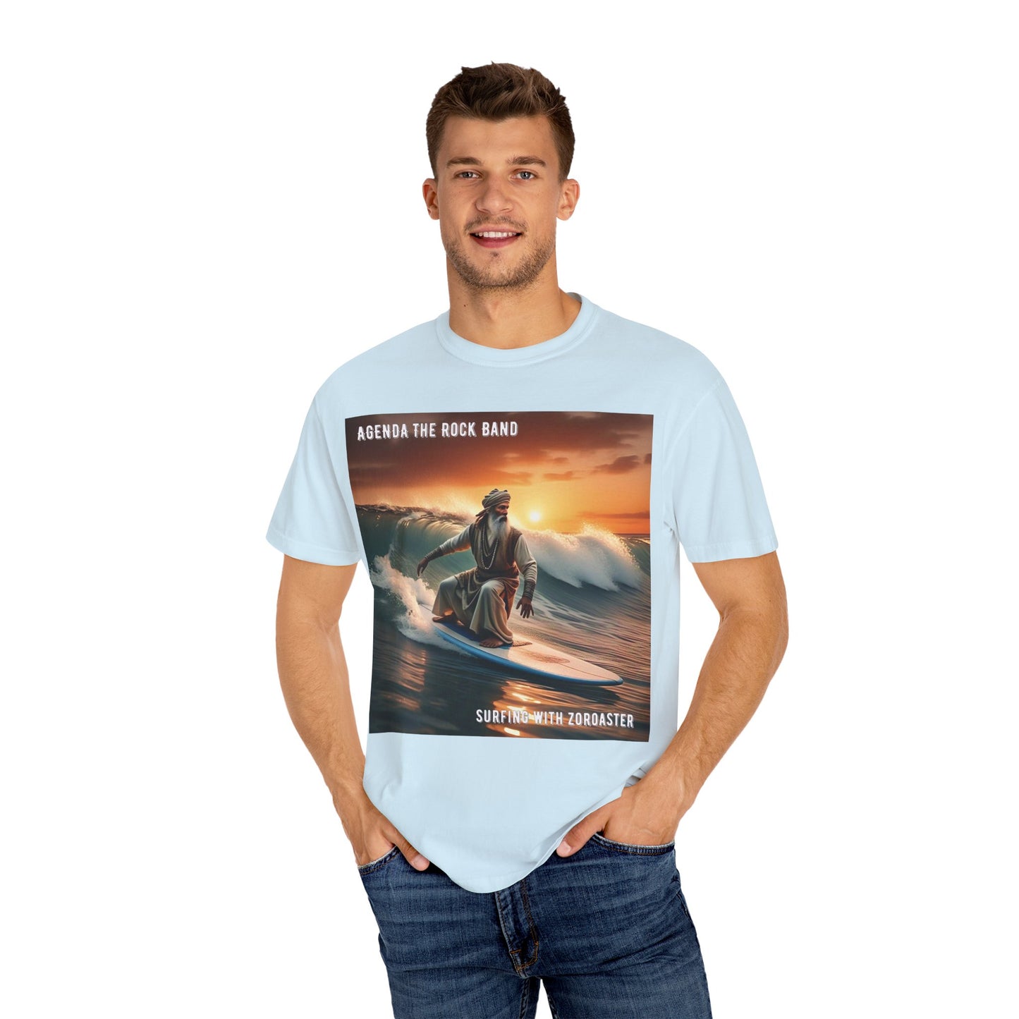 Surfing Rock Band T-Shirt, Unisex Vintage Tee, Casual Summer Wear, Perfect for Music Lovers, Beach Days, Concerts