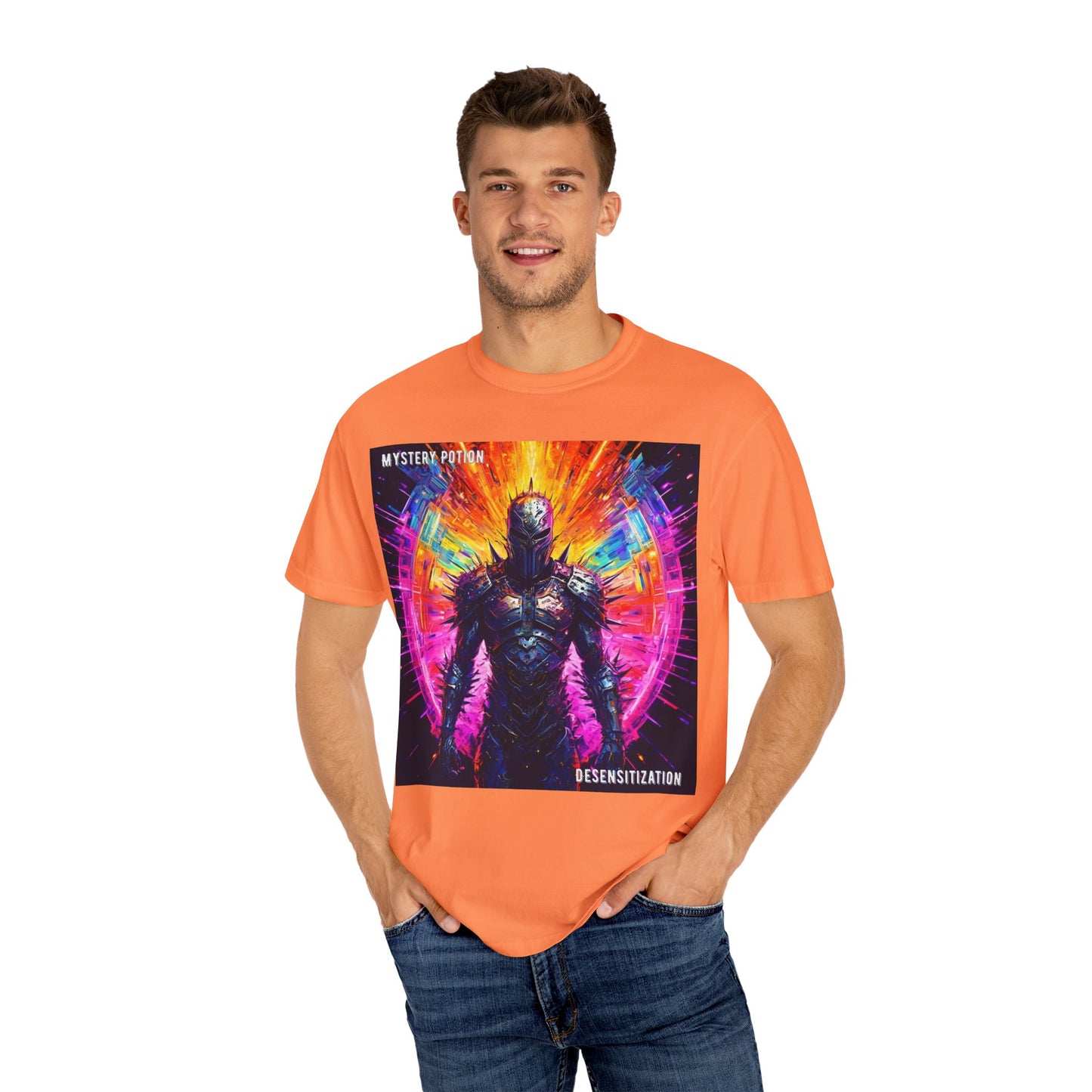 Desensitization by Mystery Potion T-Shirt, Psychedelic Graphic Tee, Unisex Streetwear, Gift for Gamers, Festival Outfit, Casual Style