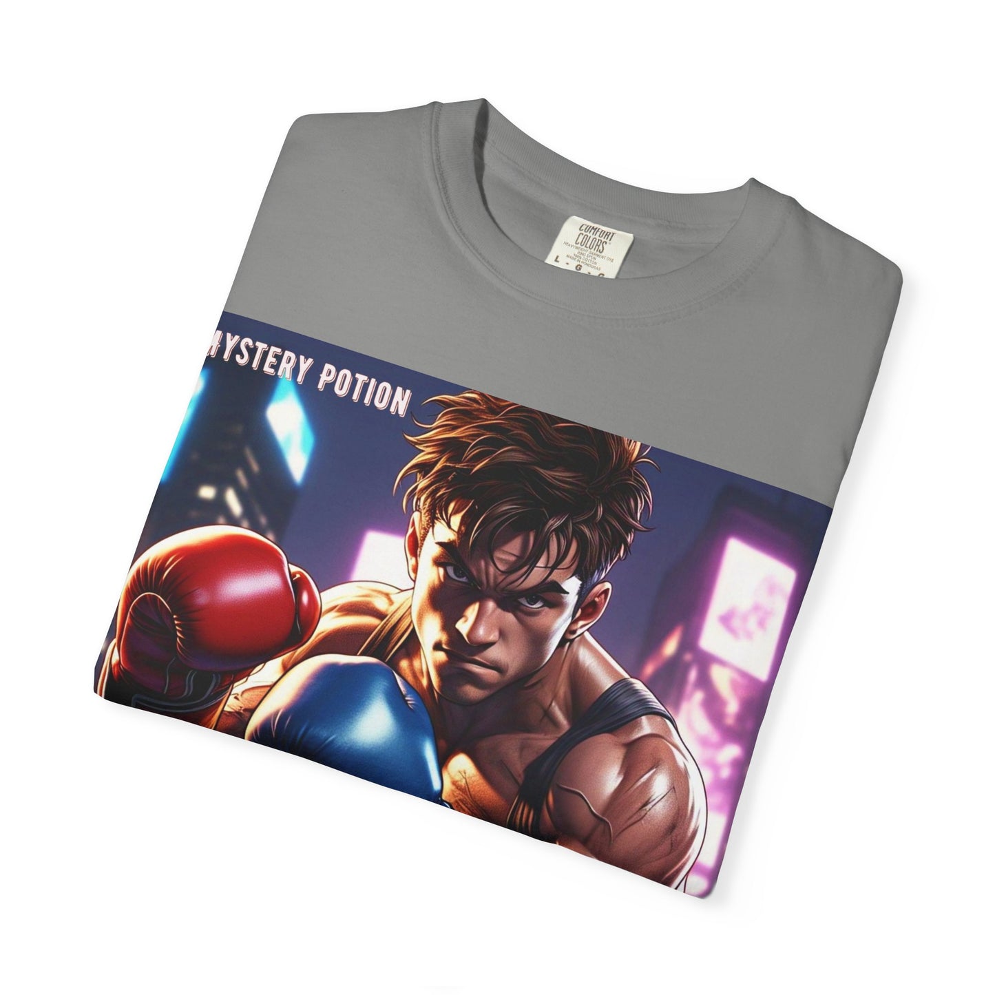 'One Ton Punch' by Mystery Potion, Boxer T-Shirt, Unisex Graphic Tee, Gift for Gamers, Vintage Style Shirt, Cool Casual Wear, Streetwear Fashion
