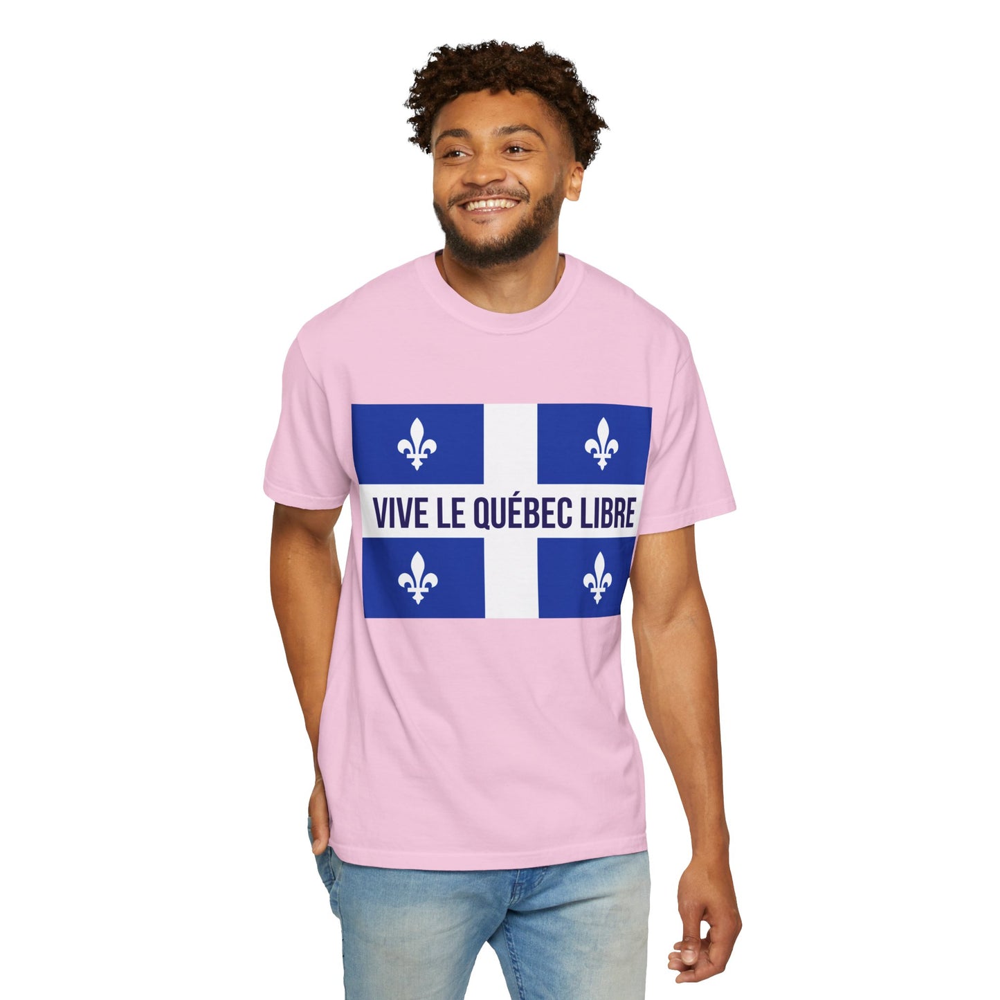 Vive le Québec Libre T-Shirt, Unisex Garment-Dyed Tee for Patriotic Celebrations, Canadian Pride Shirt, Quebec Independence Day [...]