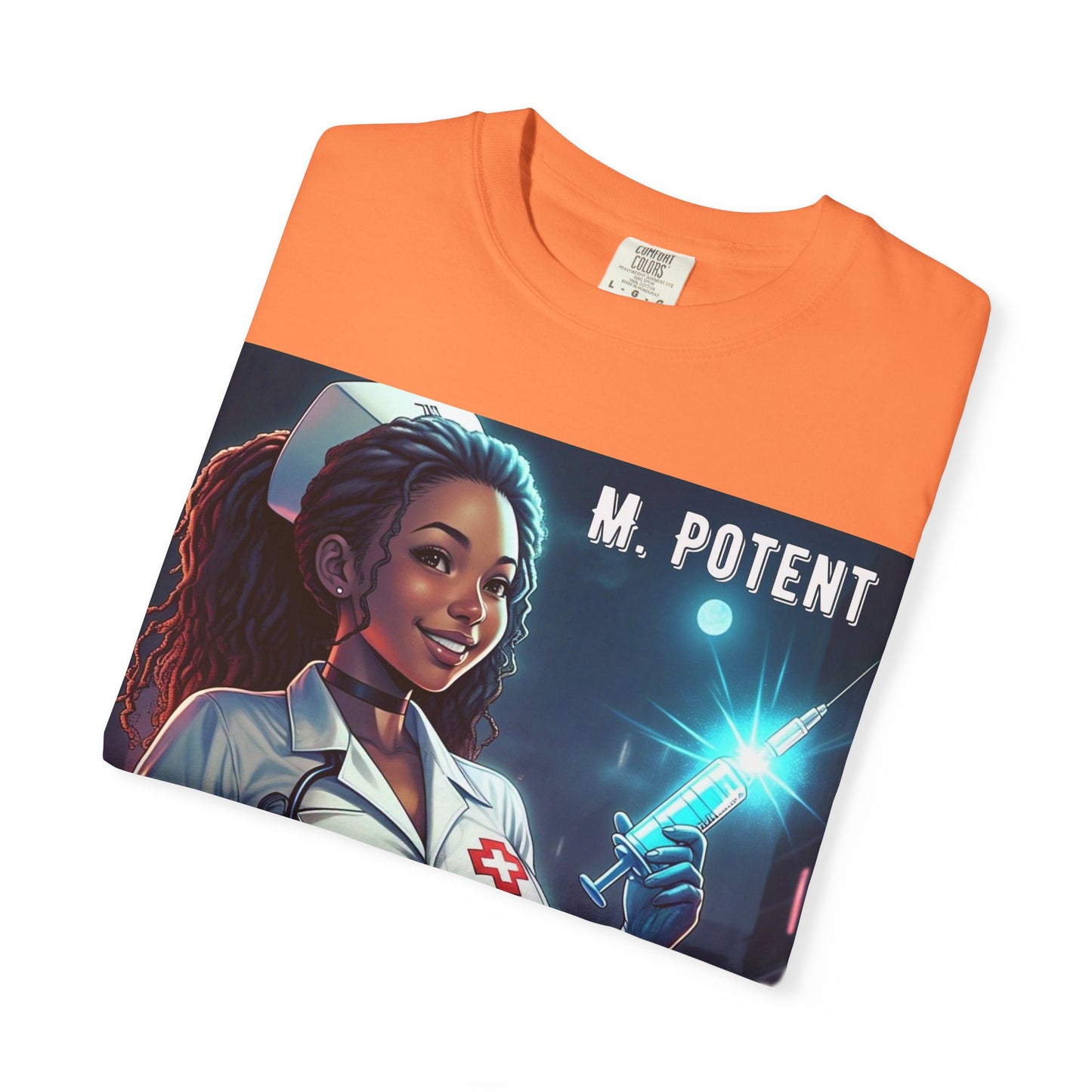 M. Potent's 'A Vaccine Against Evil', Medicine-Themed Unisex T-Shirt, Positive Vibes, Great for Nurses, Vaccination Awareness, Gift for Healthcare Workers
