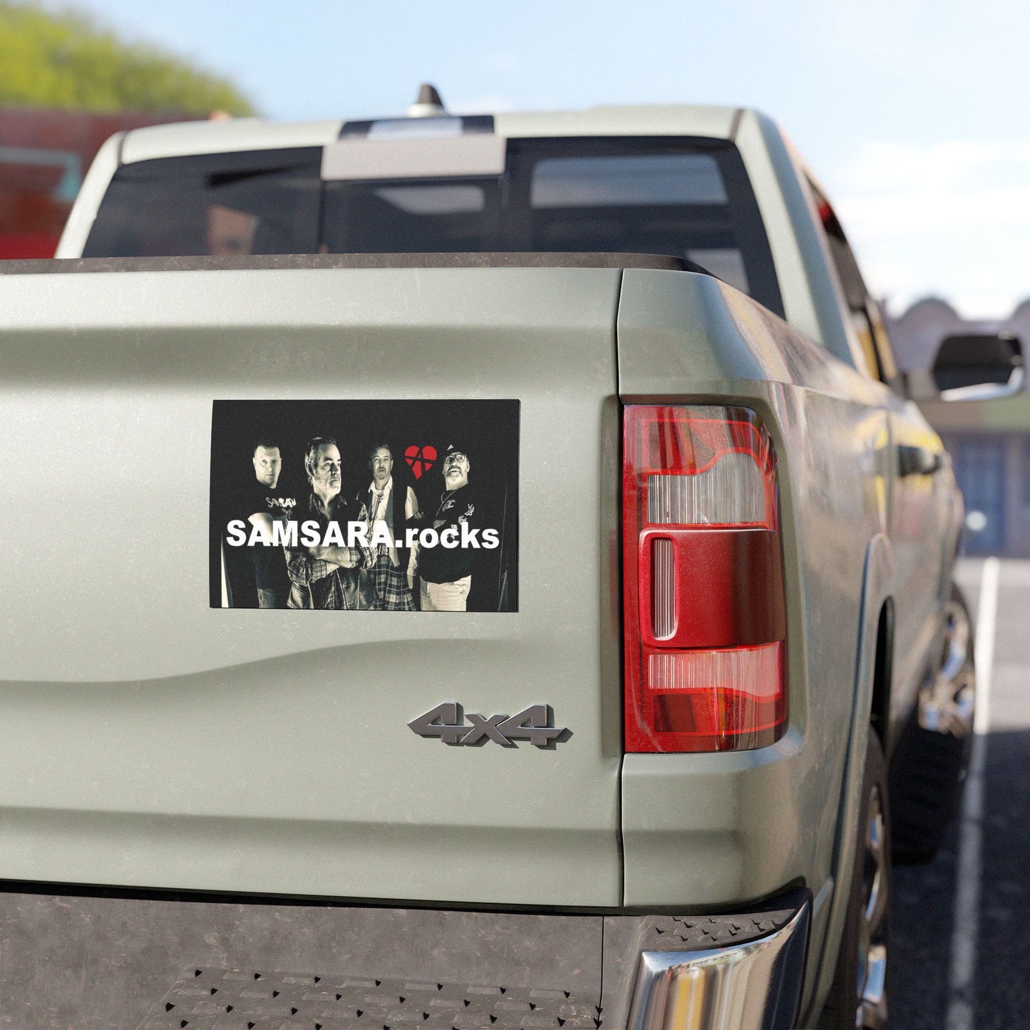 SAMSARA Rocks Car Magnets, Rock Music Decor, Vehicle Stickers, Band Merchandise, Auto Accessories