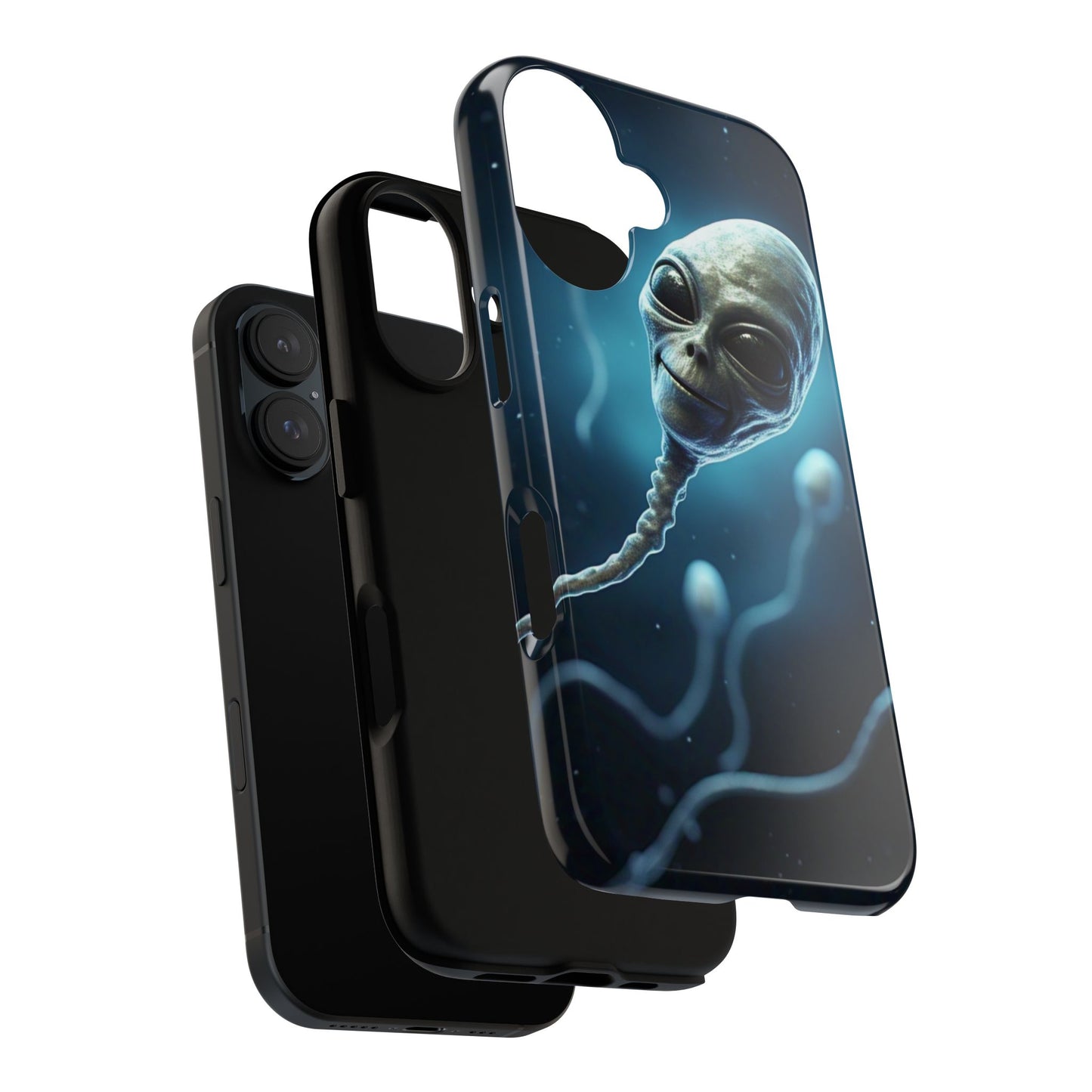 Alien Themed Phone Case | Tough Cases | Cool Phone Cover, Gifts for Sci-Fi Lovers, Unique Phone Accessories, Space Aesthetic