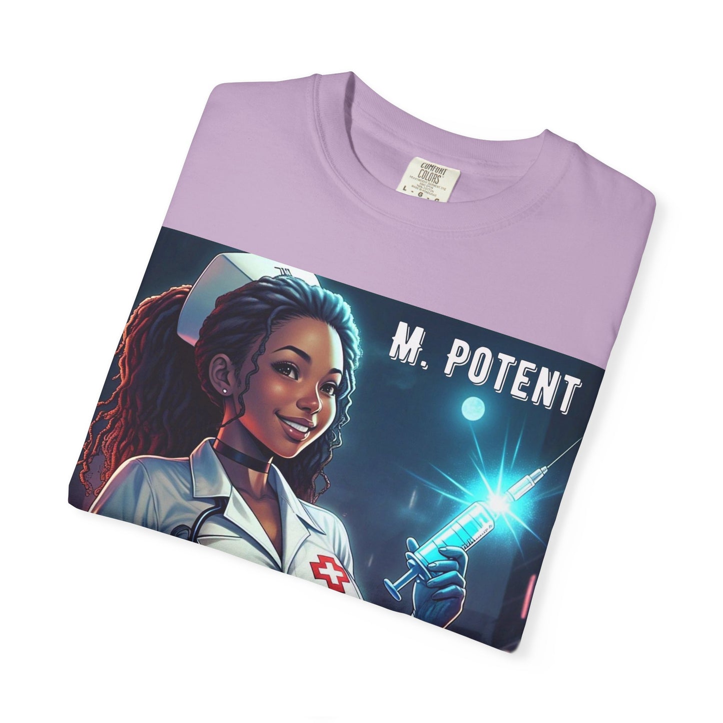M. Potent's 'A Vaccine Against Evil', Medicine-Themed Unisex T-Shirt, Positive Vibes, Great for Nurses, Vaccination Awareness, Gift for Healthcare Workers