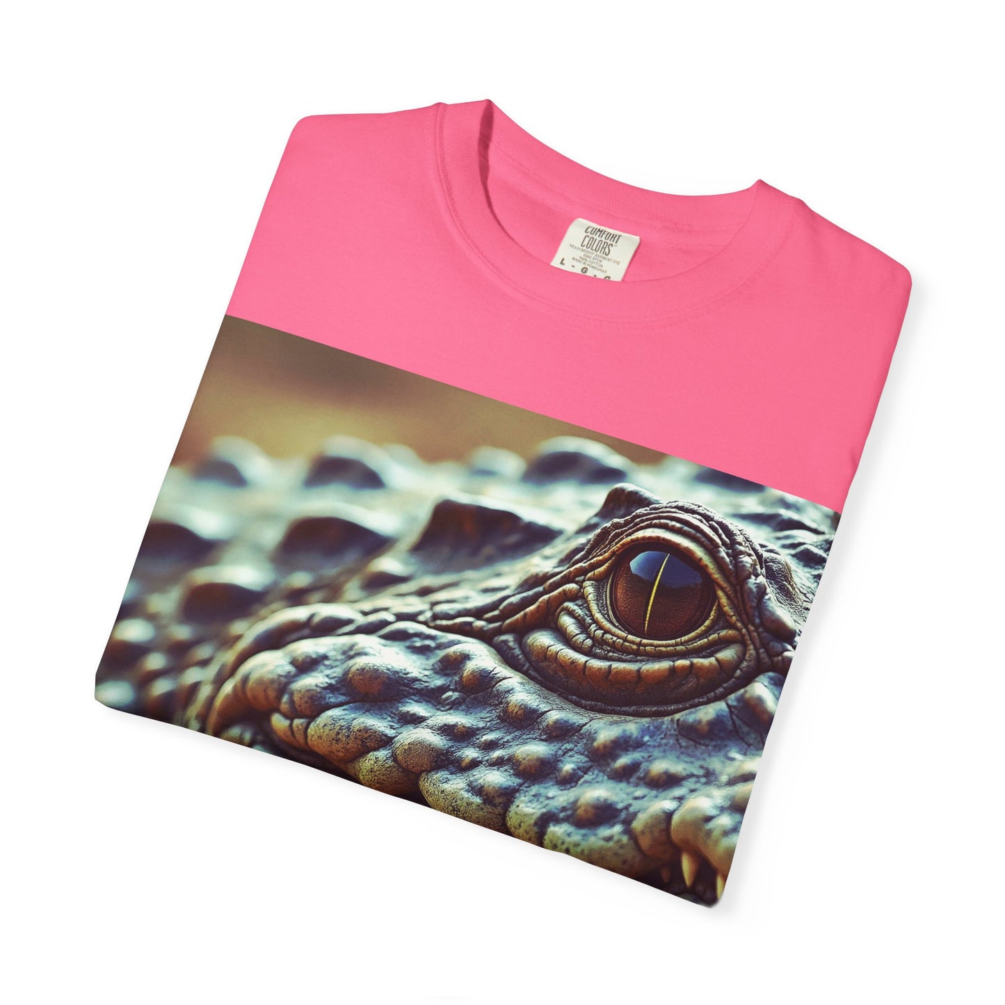Aligator Unisex Garment-Dyed T-Shirt with Lizard Design, Cool Animal Tee for Nature Lovers, Gift for Her, Him, Birthday, Outdoor Enthusiasts