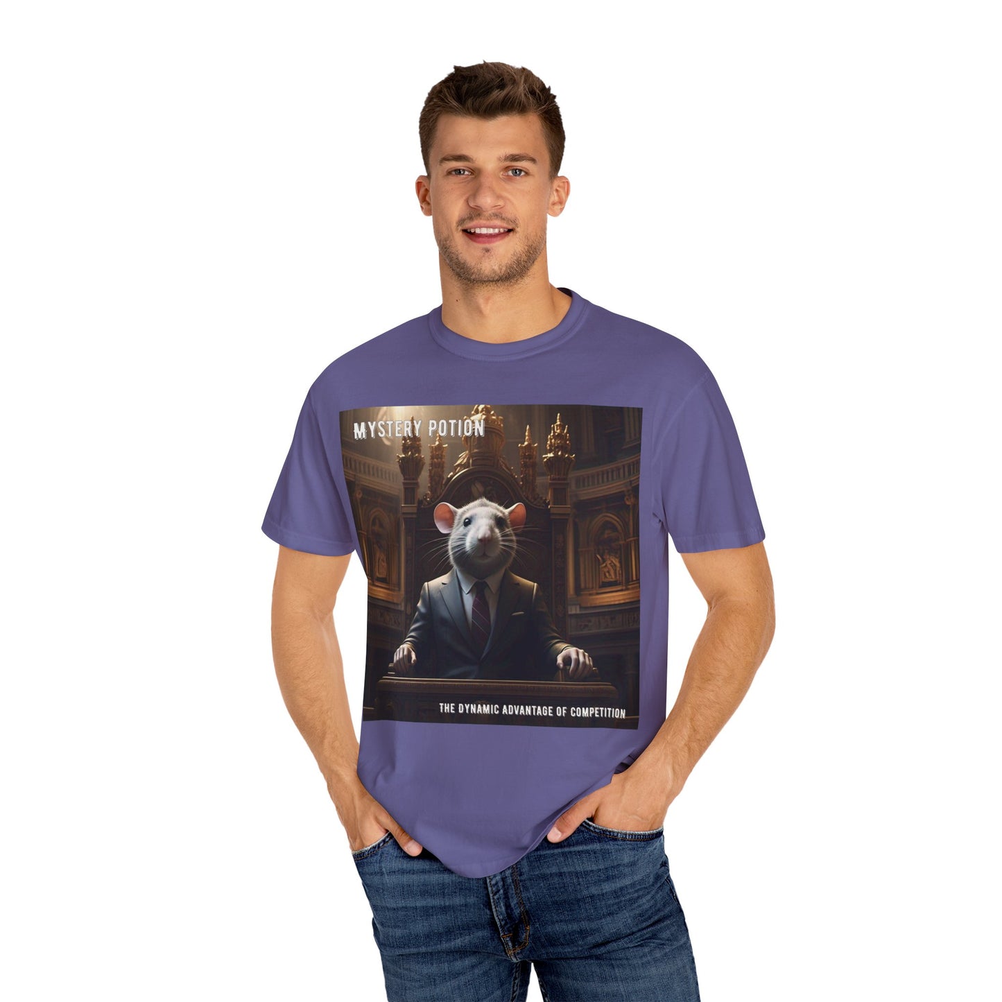Mystery Potion Funny Unisex T-Shirt, Gift for Animal Lovers, Quirky Tee, Unique Graphic Shirt, Perfect for All Occasions