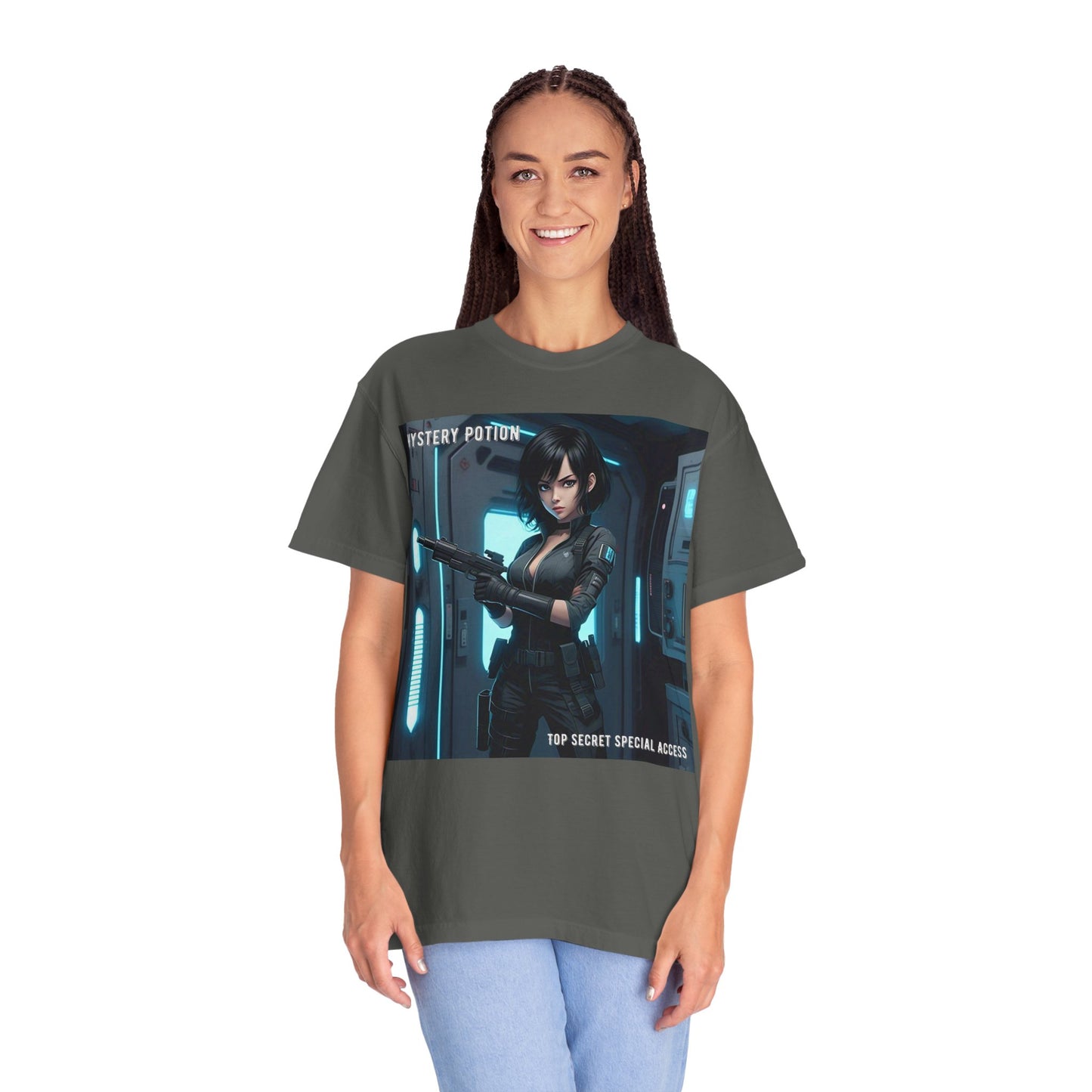 Mystery Potion Graphic Tee, Gamer T-Shirt, Unisex Clothing, Casual Wear, Birthday Gift, Top Secret Access Shirt