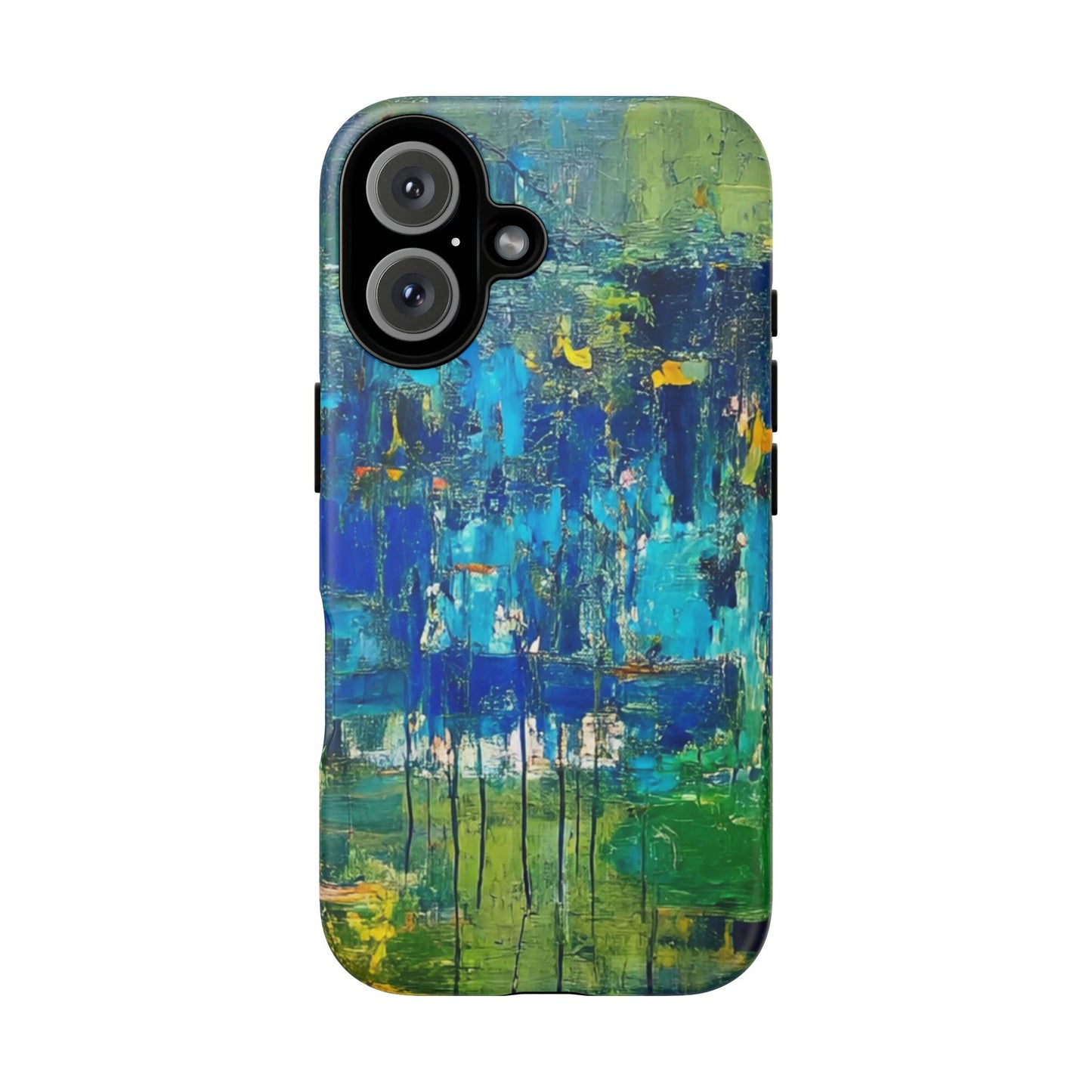 Artistic Phone Case, Colorful Protective Cover, Unique Smartphone Accessory, Trendy Gift for Tech Lovers, Vibrant Artwork Case