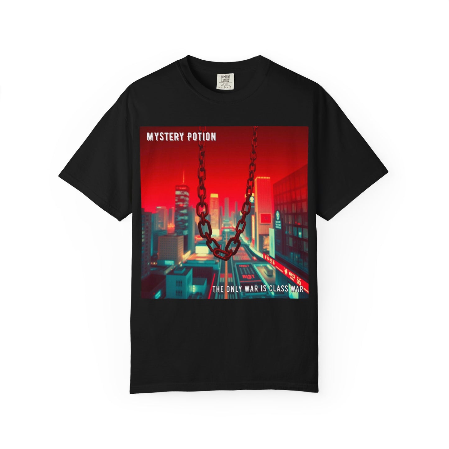 Mystery Potion Urban T-Shirt, Retro Graphic Tee, Unisex Streetwear, Casual Wear, Gift for Art Lovers, Music Festival Apparel