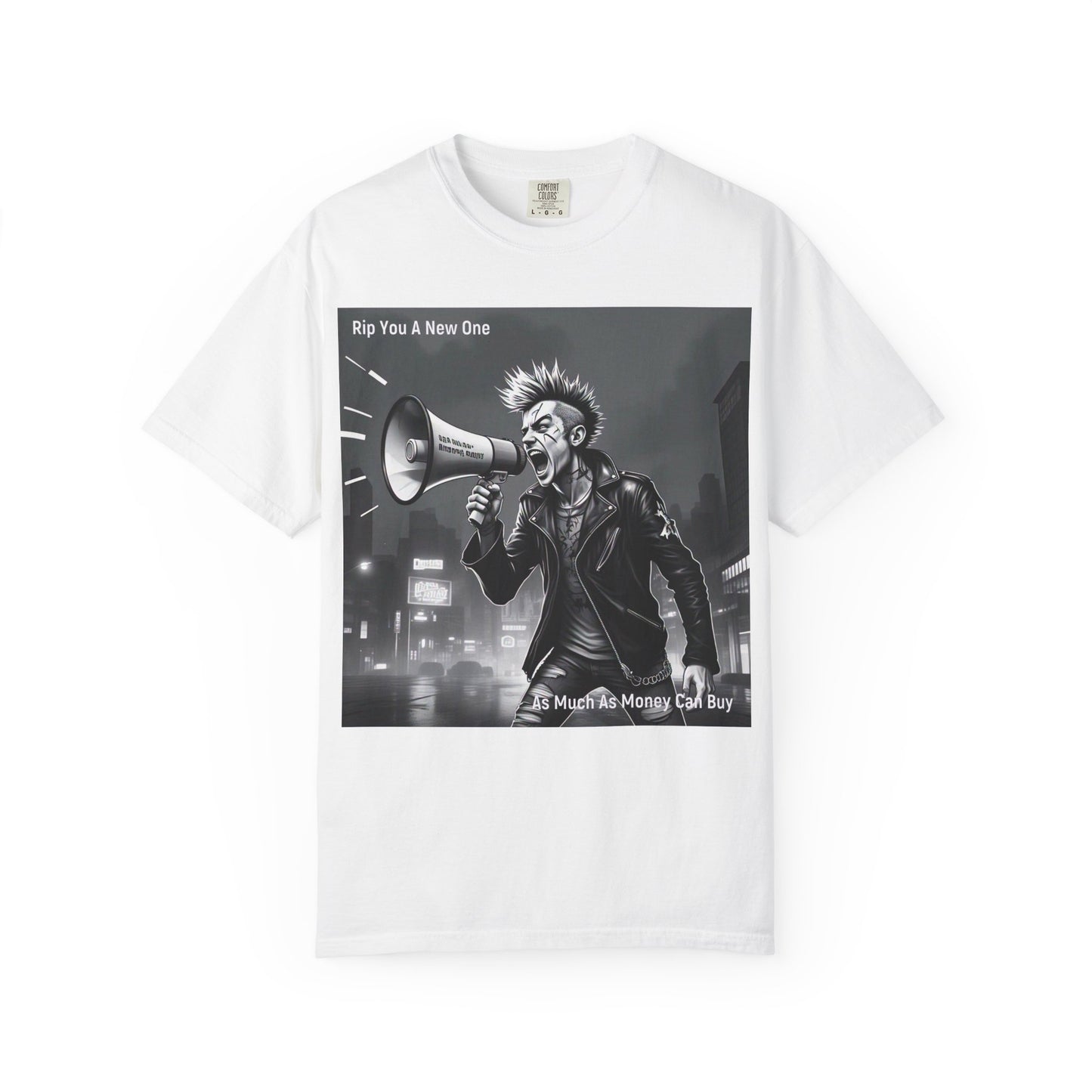 'As Much As Money Can Buy' by Rip You A New One, Edgy Graphic T-shirt featuring 'Rip You a New One' for Rebels, Rock Lovers, Unique Gifts, Band Merchandise, Casual Wear