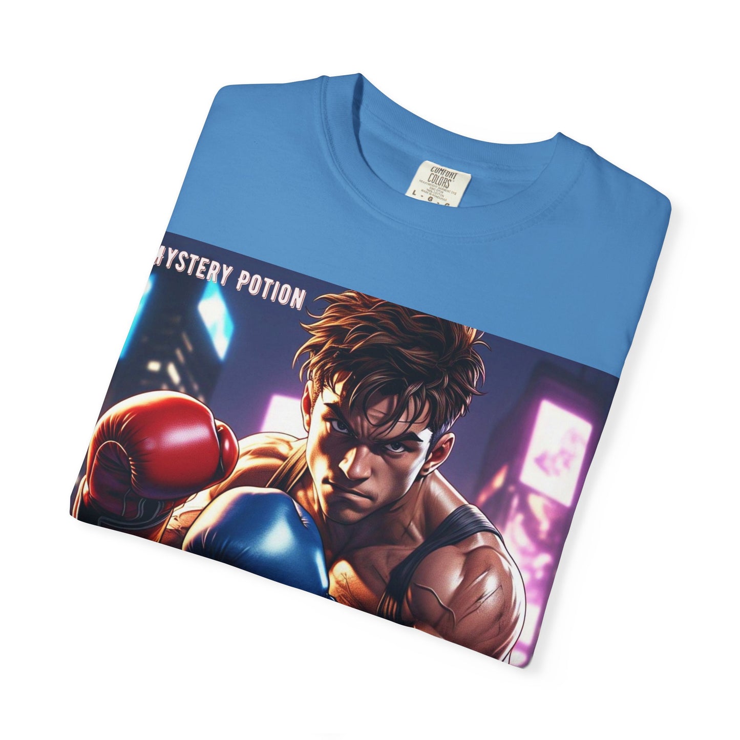 'One Ton Punch' by Mystery Potion, Boxer T-Shirt, Unisex Graphic Tee, Gift for Gamers, Vintage Style Shirt, Cool Casual Wear, Streetwear Fashion