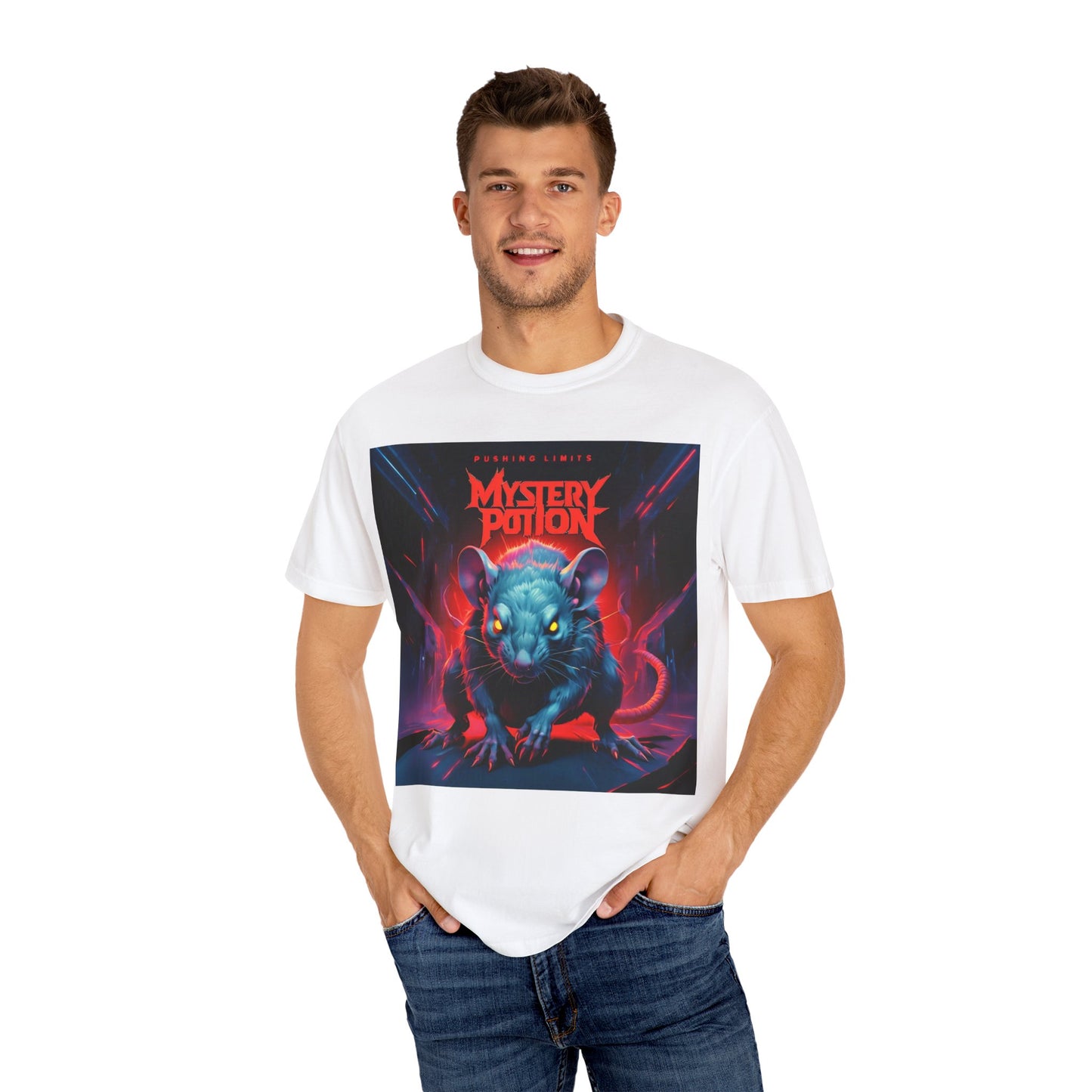 Pushing Limits by Mystery Potion T-Shirt, Unisex Graphic Tee, Unique Gift, Cool Casual Wear, Event Shirt, Fun Fashion Statement