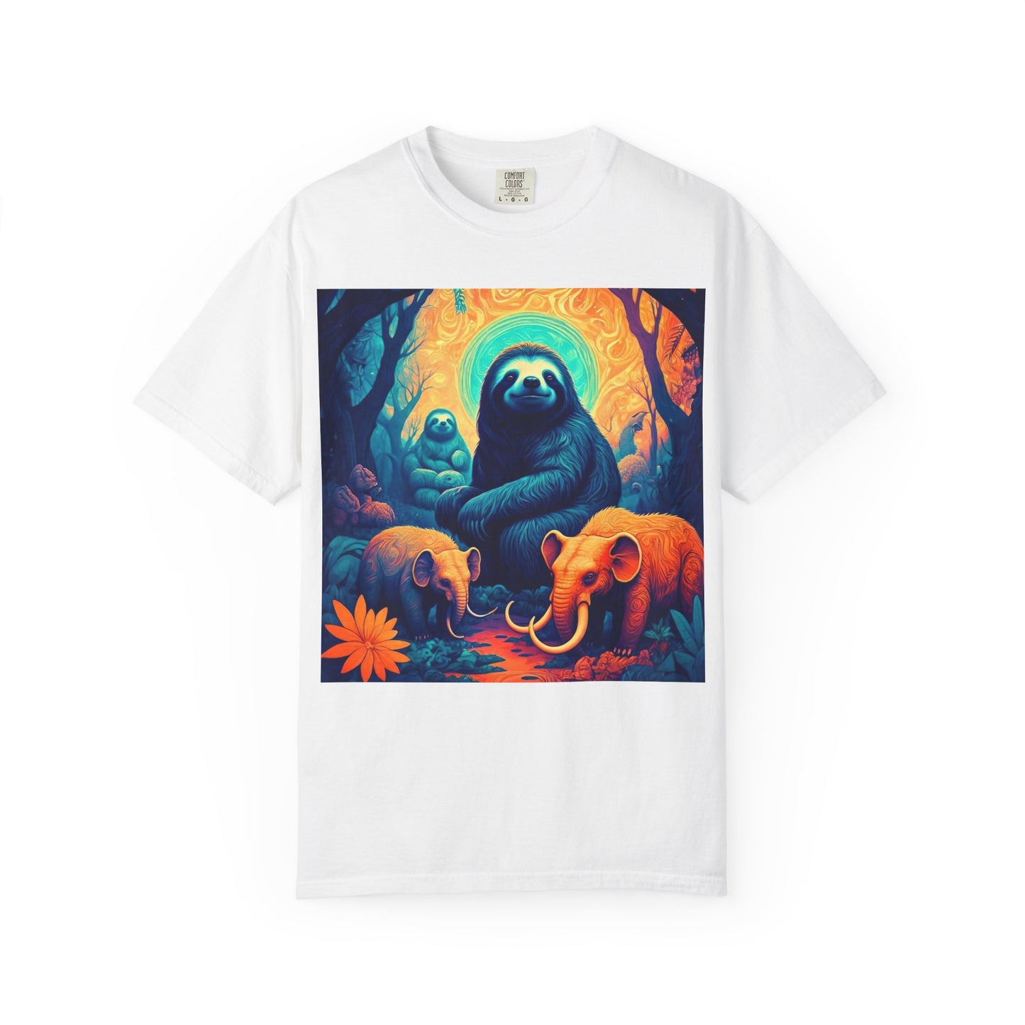 Vibrant Wildlife T-Shirt - Unisex Garment-Dyed Tee, Nature Lover Gift, Animal Art Shirt, Eco-Friendly Fashion, Summer Essentials