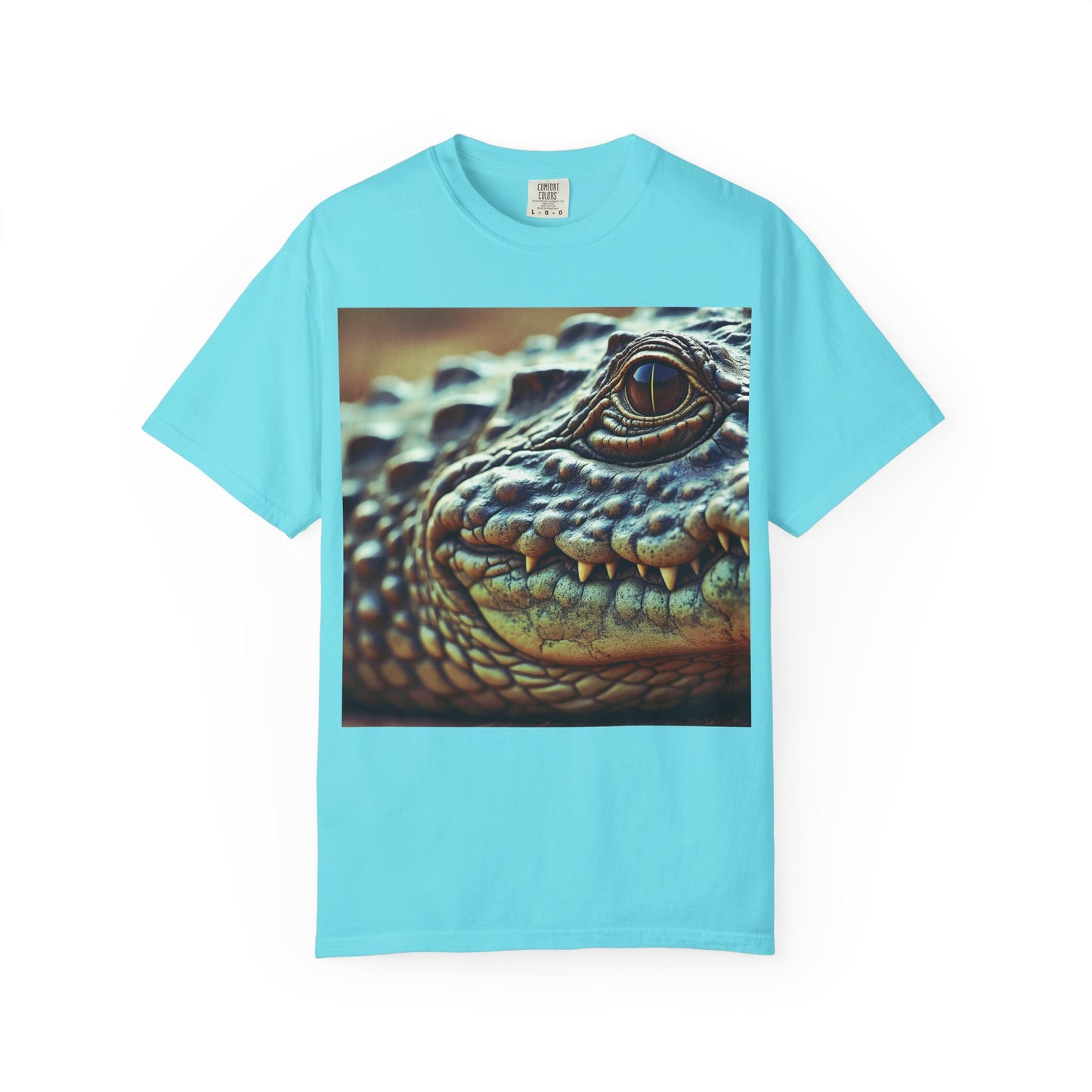 Aligator Unisex Garment-Dyed T-Shirt with Lizard Design, Cool Animal Tee for Nature Lovers, Gift for Her, Him, Birthday, Outdoor Enthusiasts