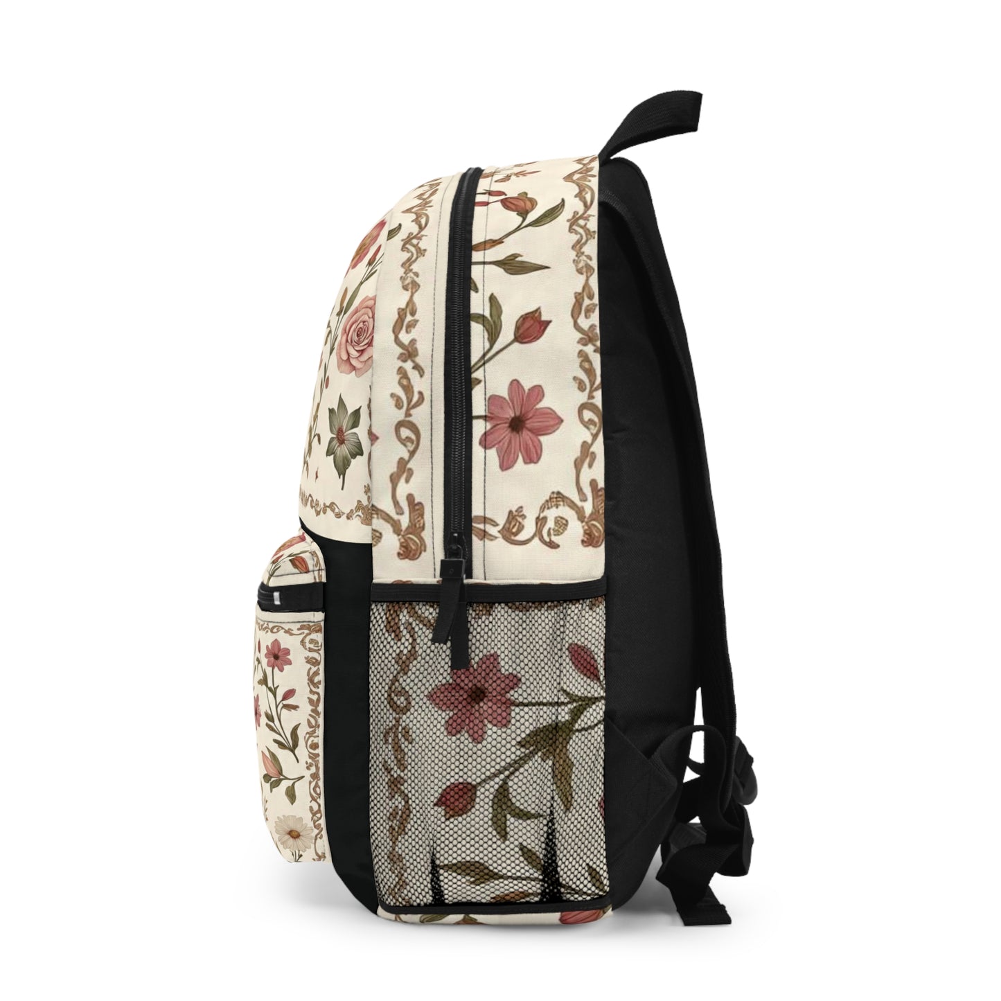 Floral Print Backpack, Boho Chic Bag, Versatile School & Travel Backpack, Gift for Students, Vintage Style Rucksack, Nature-Inspired [...]