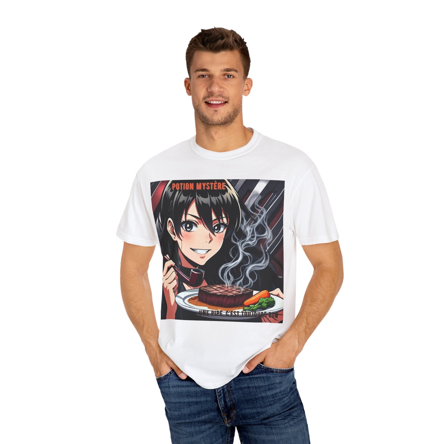 Mystical Culinary Unisex T-shirt - Ideal for Anime Fans, Food Lovers, Casual Wear, Gift for Foodies, Unique Graphic Tee