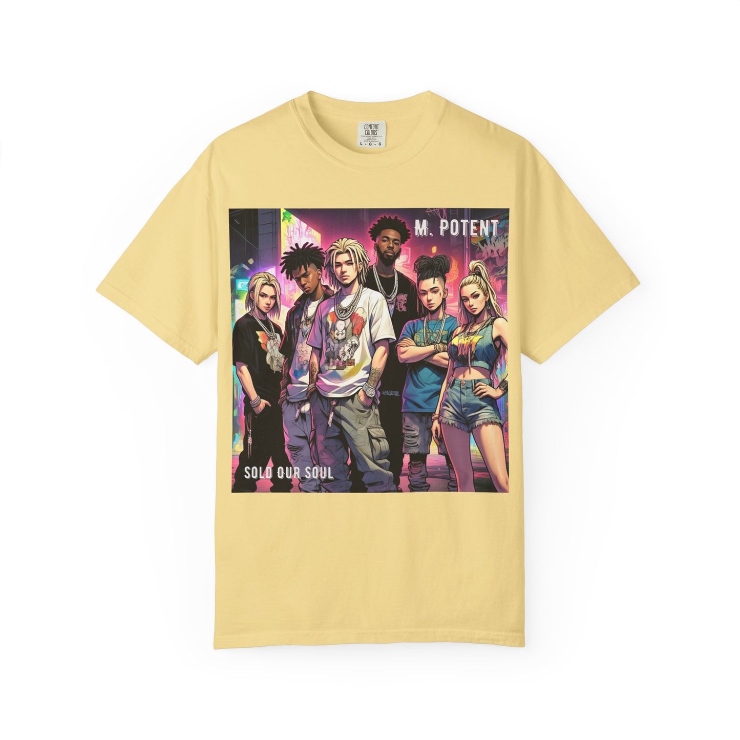 'Sold Our Soul' by M. Potent, Hip Hop Graphic Tee, Streetwear T-Shirt, Unisex Casual Tee, Music-Inspired Shirt, Gifts for Music Lovers, Trendy Fashion Top