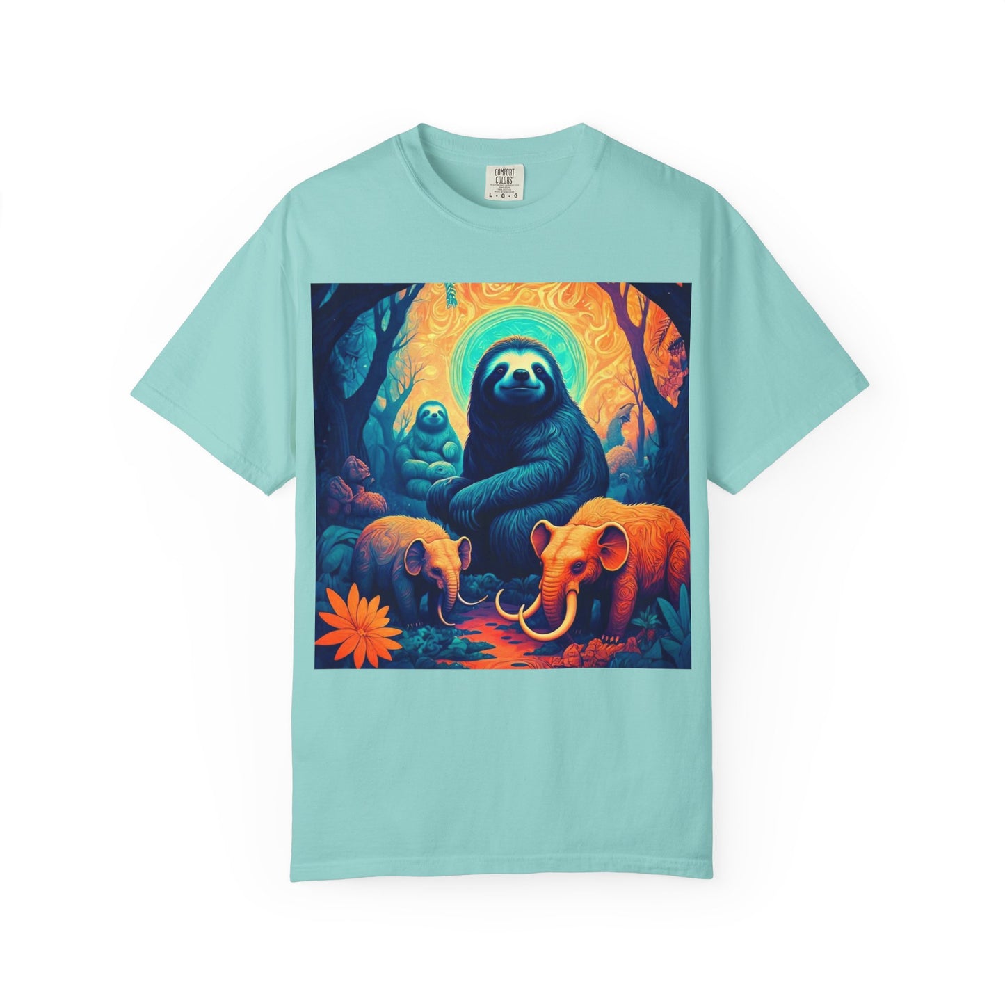 Vibrant Wildlife T-Shirt - Unisex Garment-Dyed Tee, Nature Lover Gift, Animal Art Shirt, Eco-Friendly Fashion, Summer Essentials
