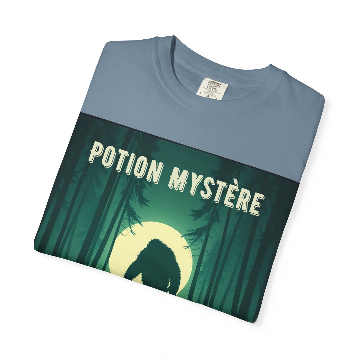 'Yeti' par Potion Mystère, Mysterious Yeti T-Shirt, Unisex Graphic Tee, Adventure Apparel, Gift for Explorers, Nature-Inspired Clothing for Sasquatch Lovers