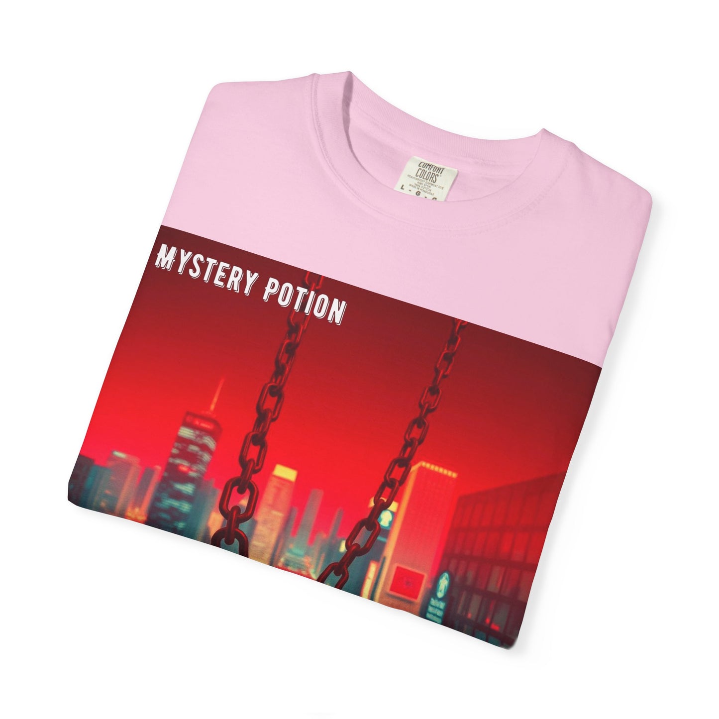 Mystery Potion Urban T-Shirt, Retro Graphic Tee, Unisex Streetwear, Casual Wear, Gift for Art Lovers, Music Festival Apparel