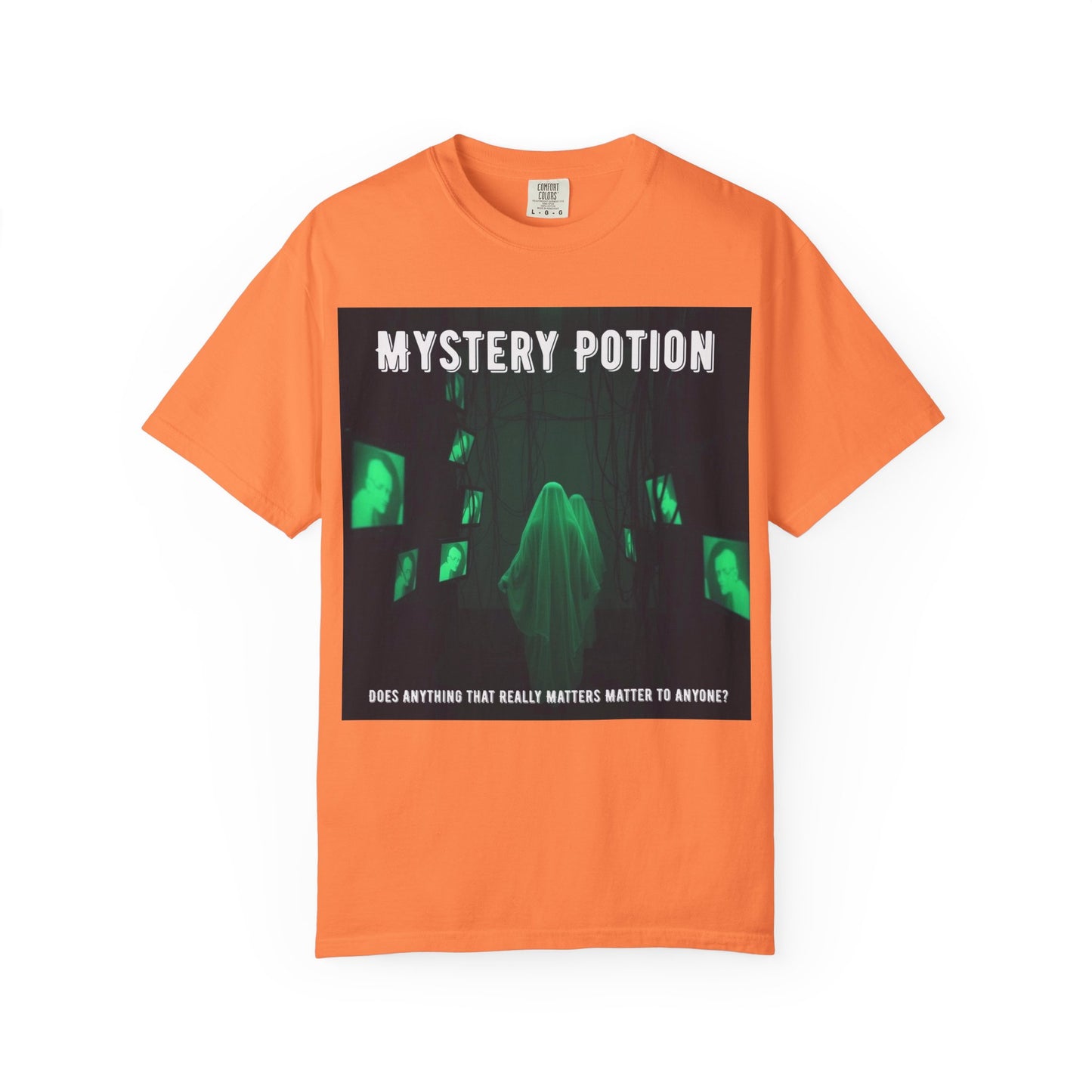Mystery Potion Unisex T-Shirt | Ghostly Vibe | Perfect for Halloween, Gifts, or Casual Wear, Unique Tee, Spooky Apparel, Graphic Shirt