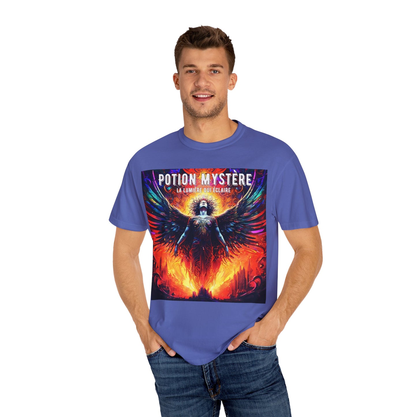Mystical Graphic Tee - Potion Mystere Unisex T-Shirt, Boho Fashion, Festival Wear, Witchy Style, Gift for Occult Lovers