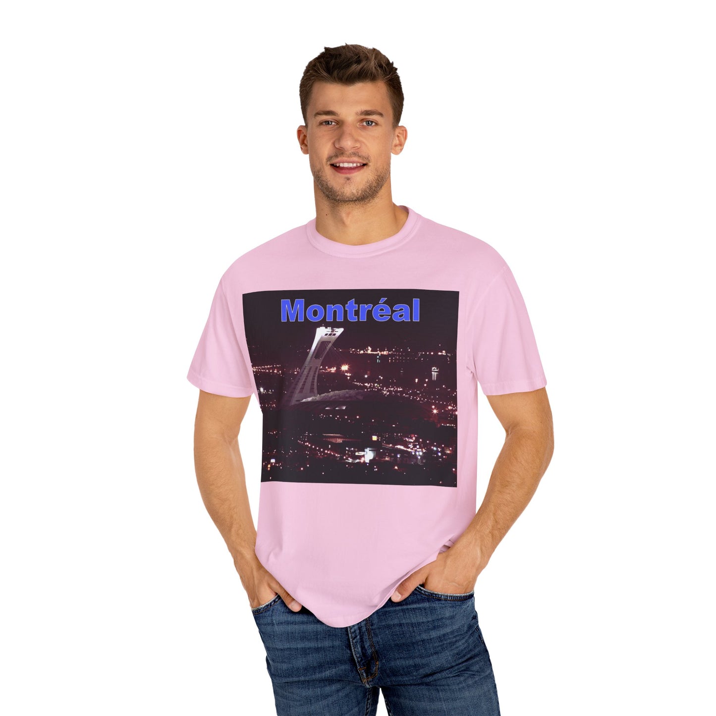 Montreal Night Skyline Unisex T-Shirt, City Love Tee, Travel Shirt, Gift for Her, Vintage Graphic Top