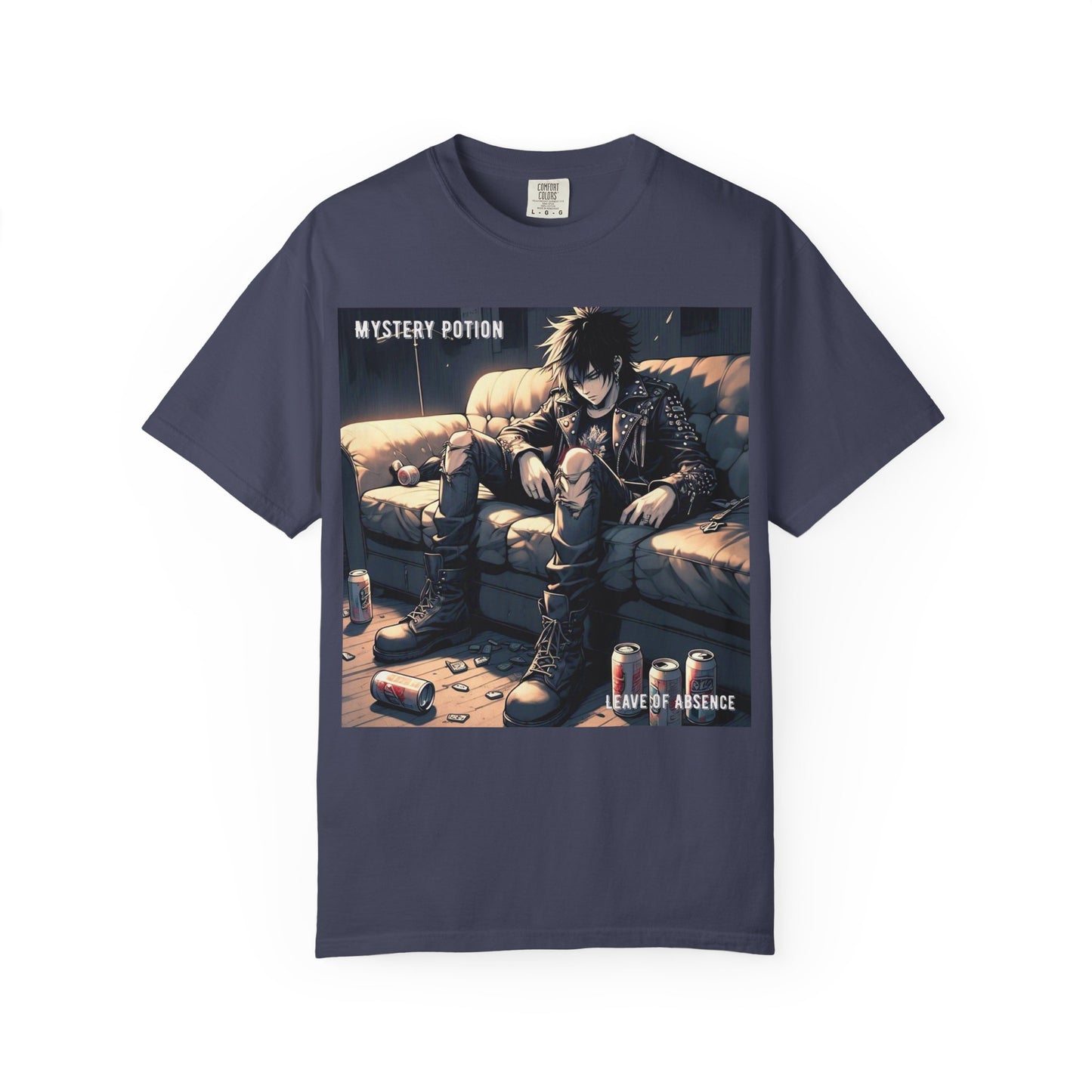 'Leave of Absence' by Mystery Potion Graphic T-Shirt, Unisex Casual Tee, Anime Merchandise, Gift for Fans, Streetwear Style