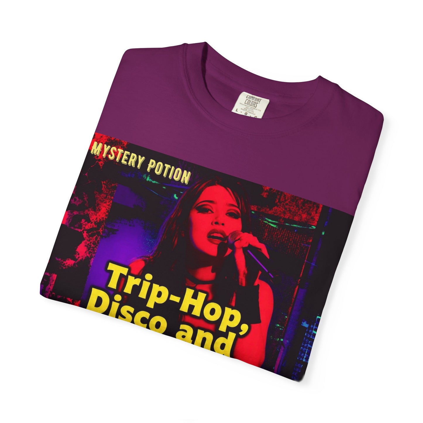 Trip Hop, Disco and Metal! Oh, What a Rush Vibrant Music-Themed Unisex T-shirt | Perfect Gift for Music Lovers, Concert Attendees, Band Merch, Festival Apparel, and Casual Wear