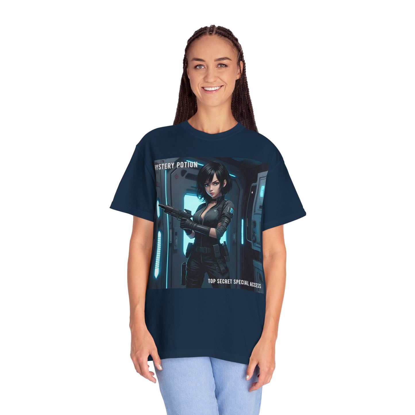 Mystery Potion Graphic Tee, Gamer T-Shirt, Unisex Clothing, Casual Wear, Birthday Gift, Top Secret Access Shirt