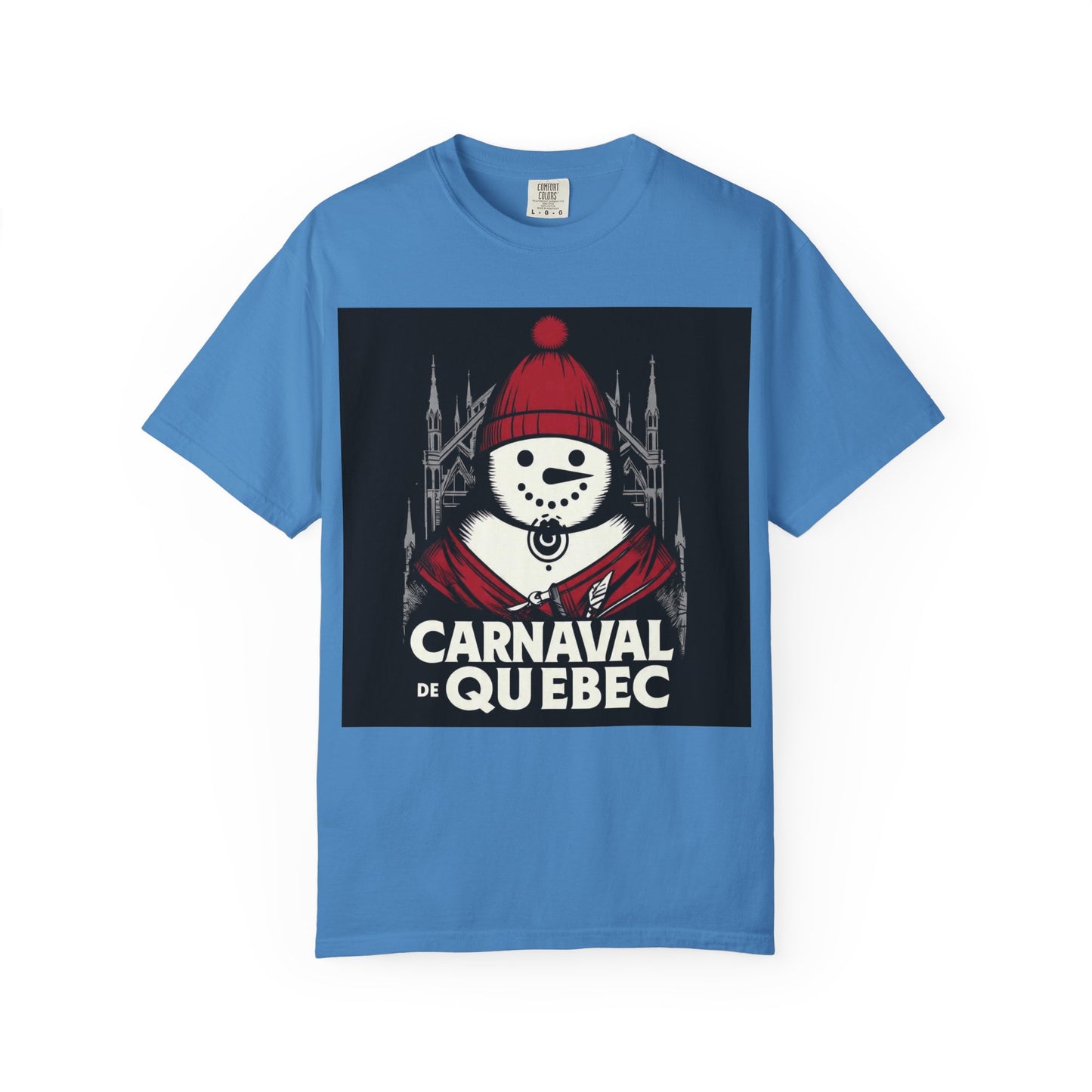 Carnaval de Québec Post-Goth T-shirt, Unisex Graphic Tee, Winter Festival Apparel, Holiday Gifts, Comfortable Everyday Wear