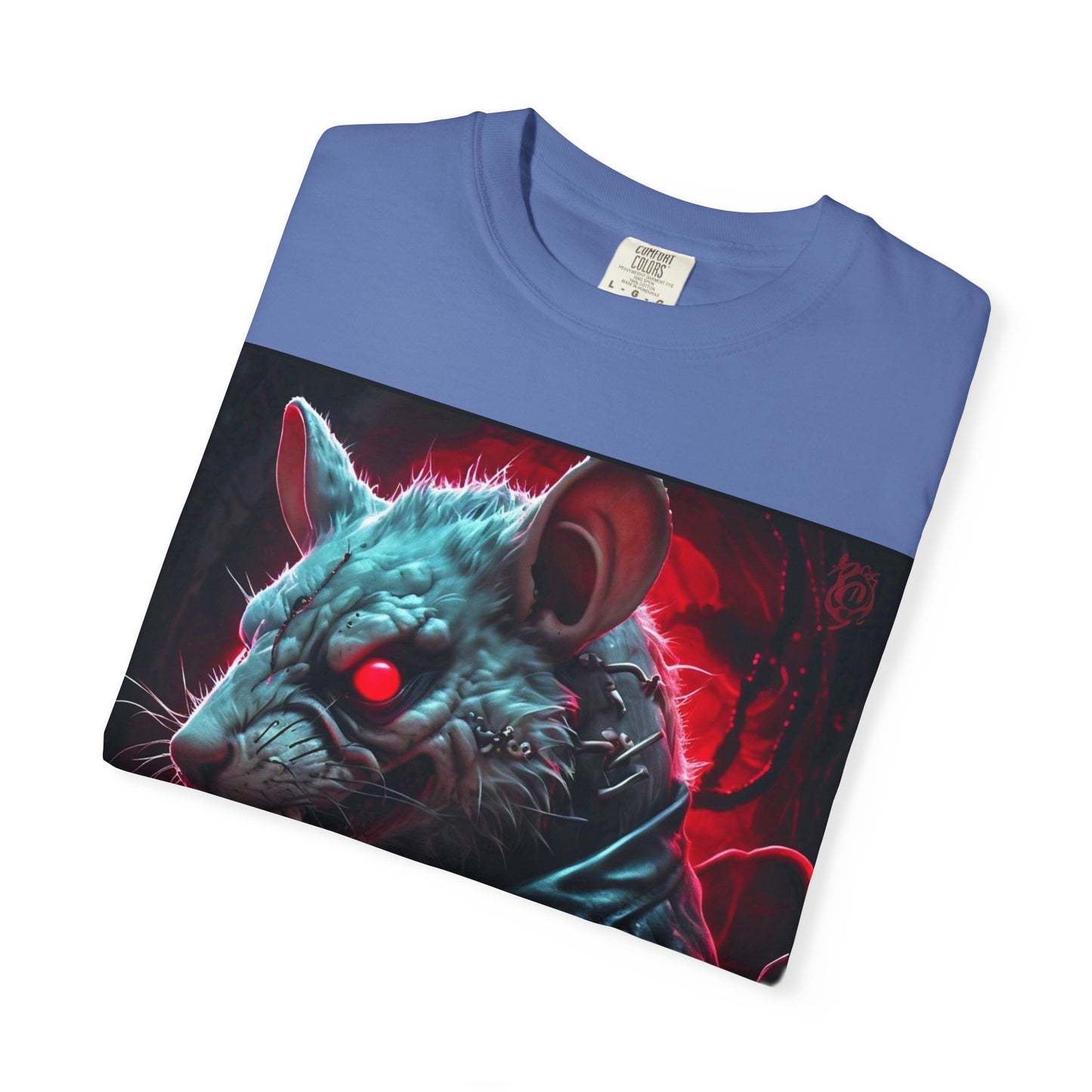 'Mystery Potion' Punk Rock Rat in Leather Jacket T-shirt, Rocker Tee, Original Logo