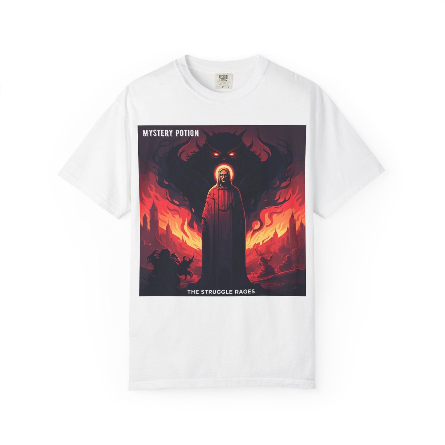 Mystical Struggle Graphic Tee - Perfect for Fans of Fantasy, Unique Gift, Casual Wear, Unisex T-shirt, Graphic Art Clothing