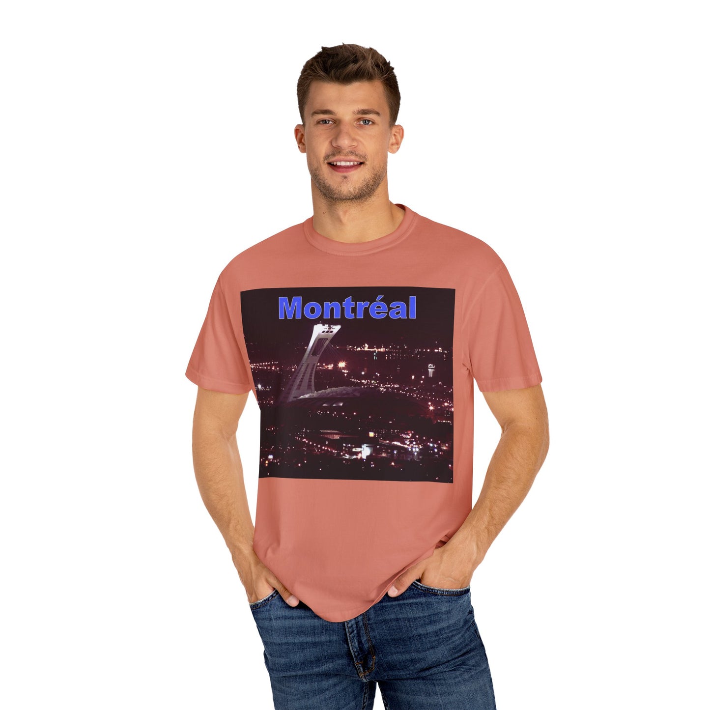Montreal Night Skyline Unisex T-Shirt, City Love Tee, Travel Shirt, Gift for Her, Vintage Graphic Top