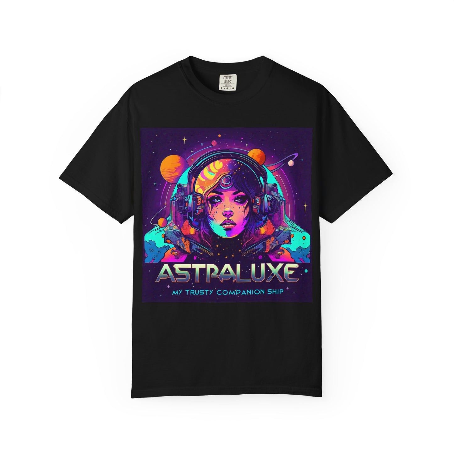 Astraluxe Unisex T-Shirt, Space Theme Tee, Gifts for Sci-Fi Lovers, Cosplay Costume, Festival Wear, Vintage Graphic Top